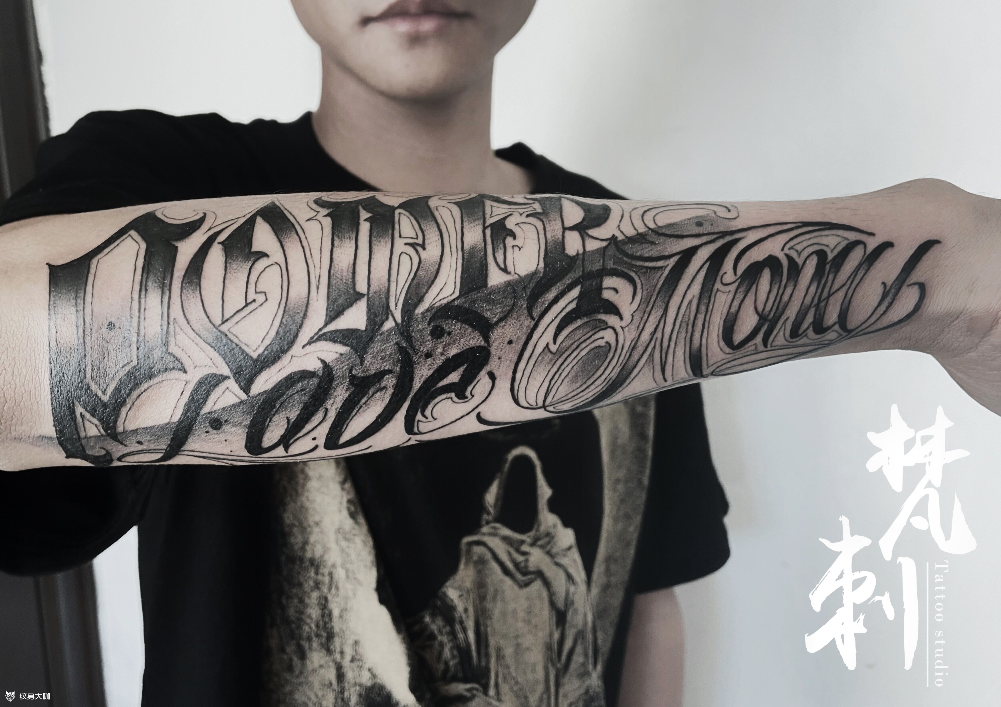 奇卡诺花体字_纹身图案手稿图片_李辣草的纹身作品集