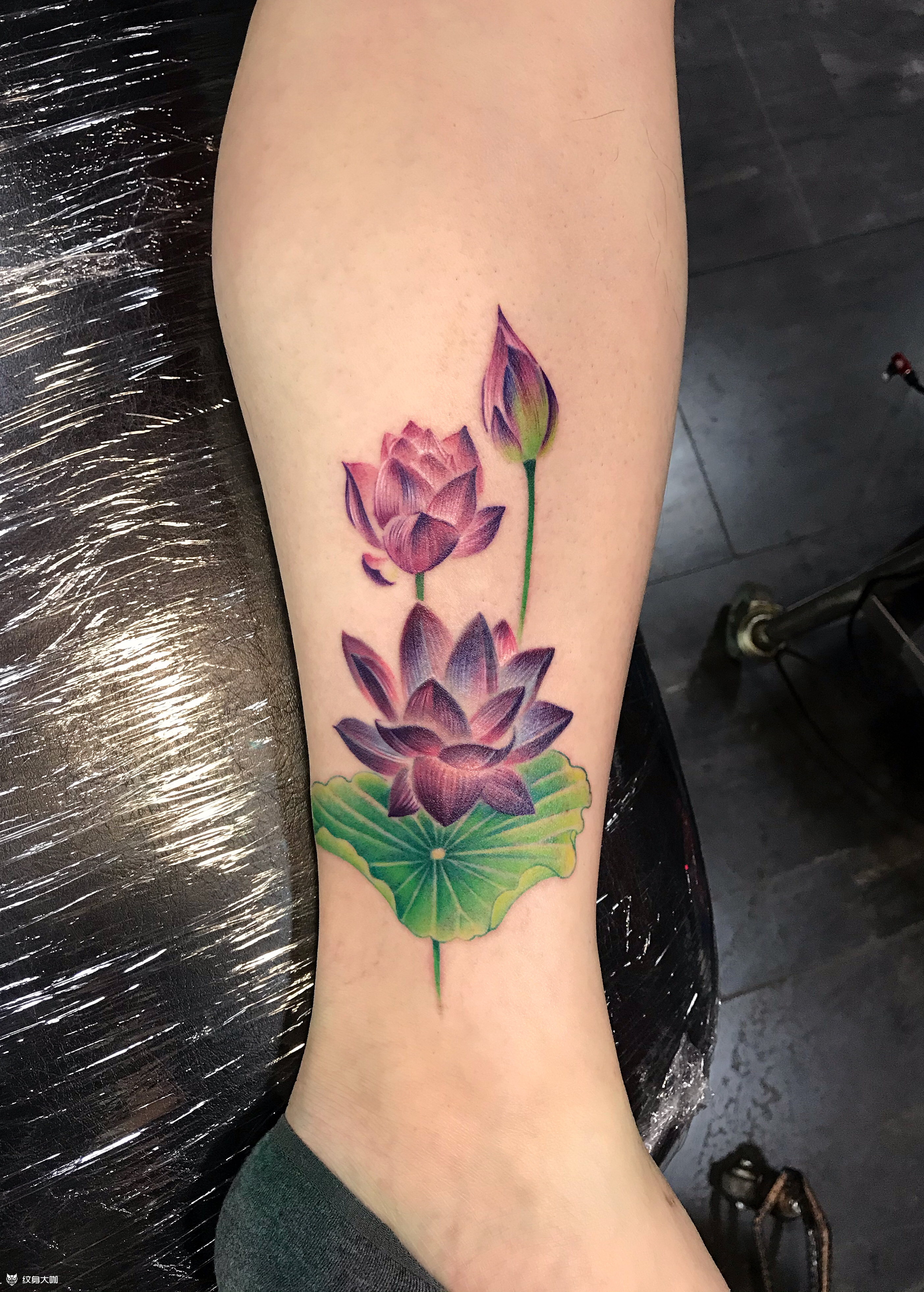 荷花修改原纹身
