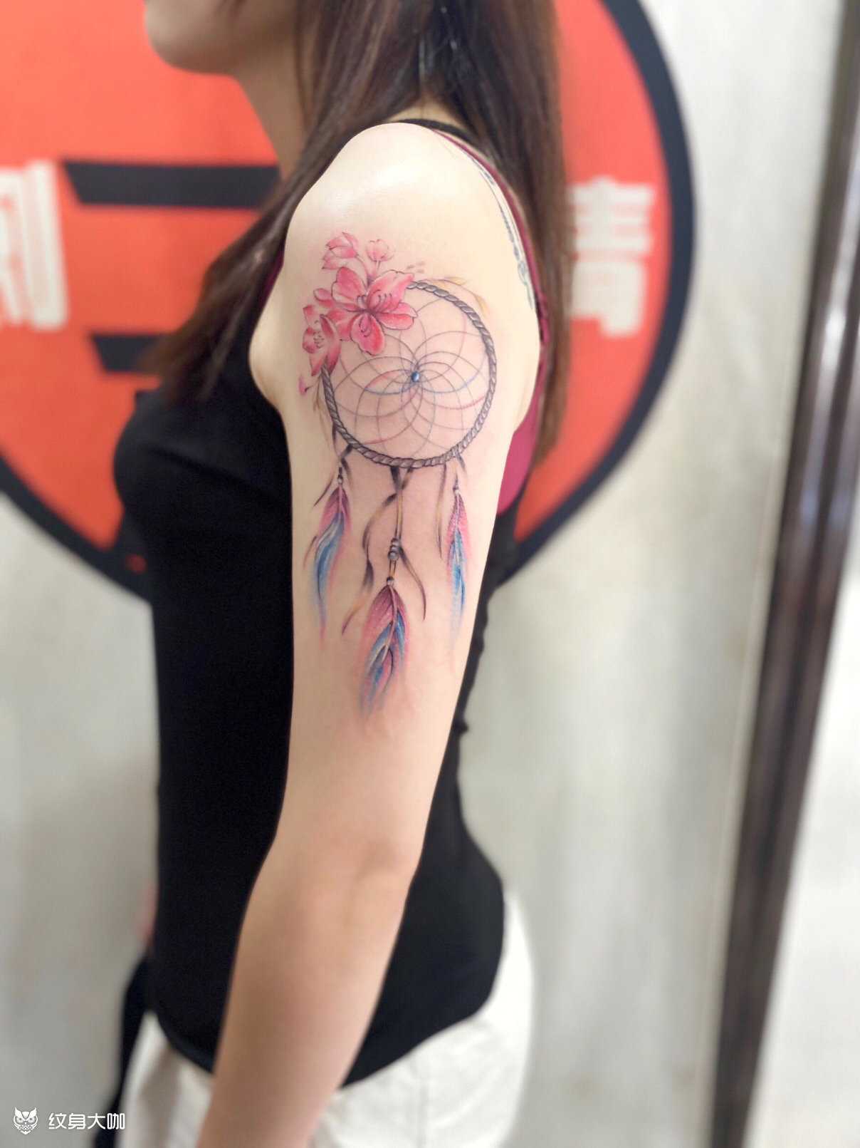 捕梦网_纹身图案手稿图片_林景的纹身作品集