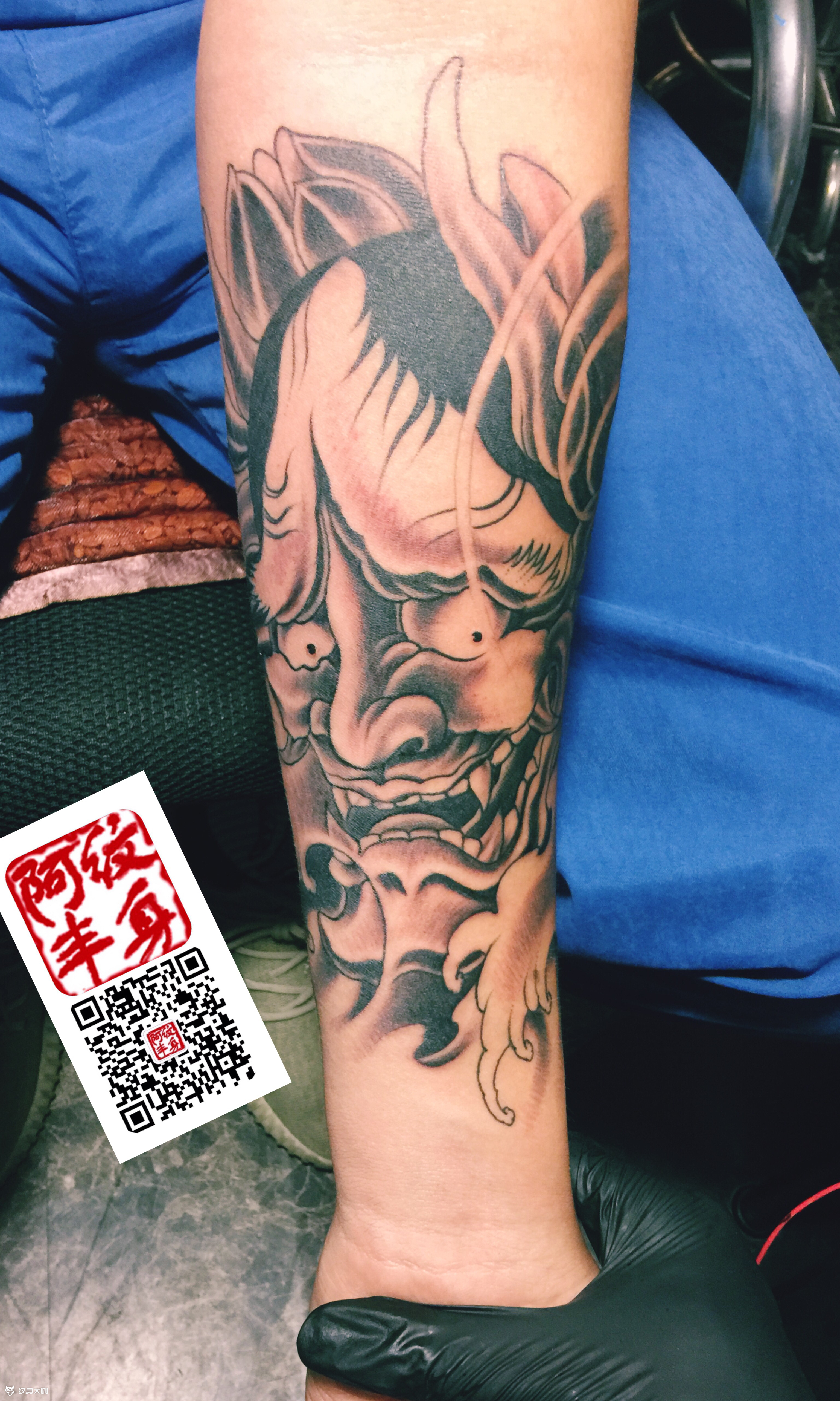 班诺_纹身图案手稿图片_阿丰纹身的纹身作品集