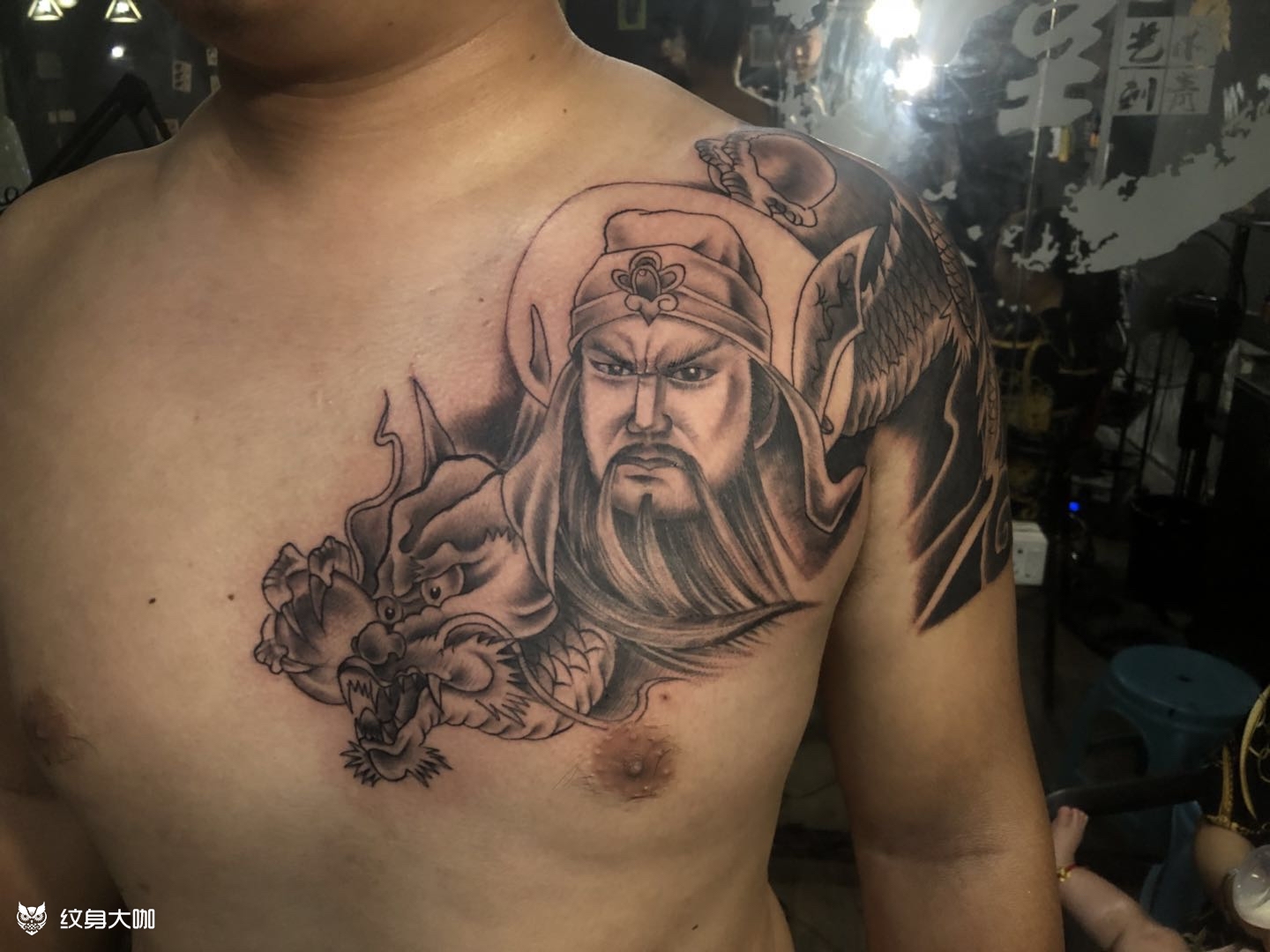 关公_纹身图案手稿图片_黄凡的纹身作品集