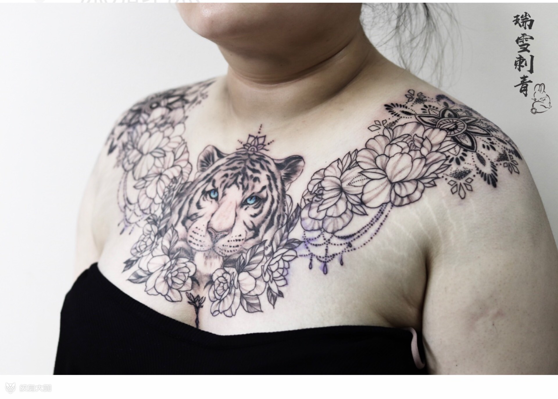 花胸老虎_纹身吧社区 - 纹身大咖