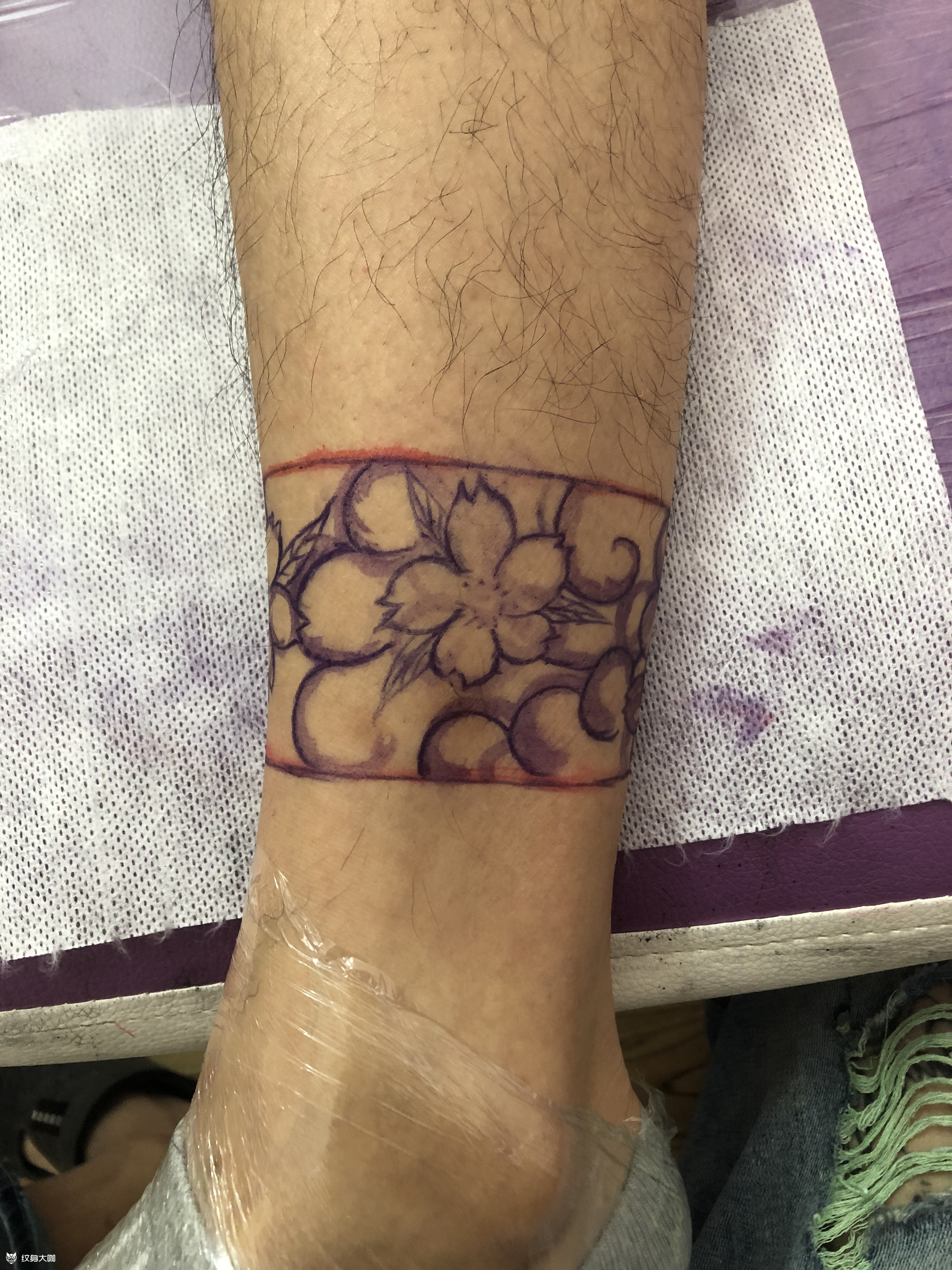 脚环_纹身图案手稿图片_雕匠的纹身作品集