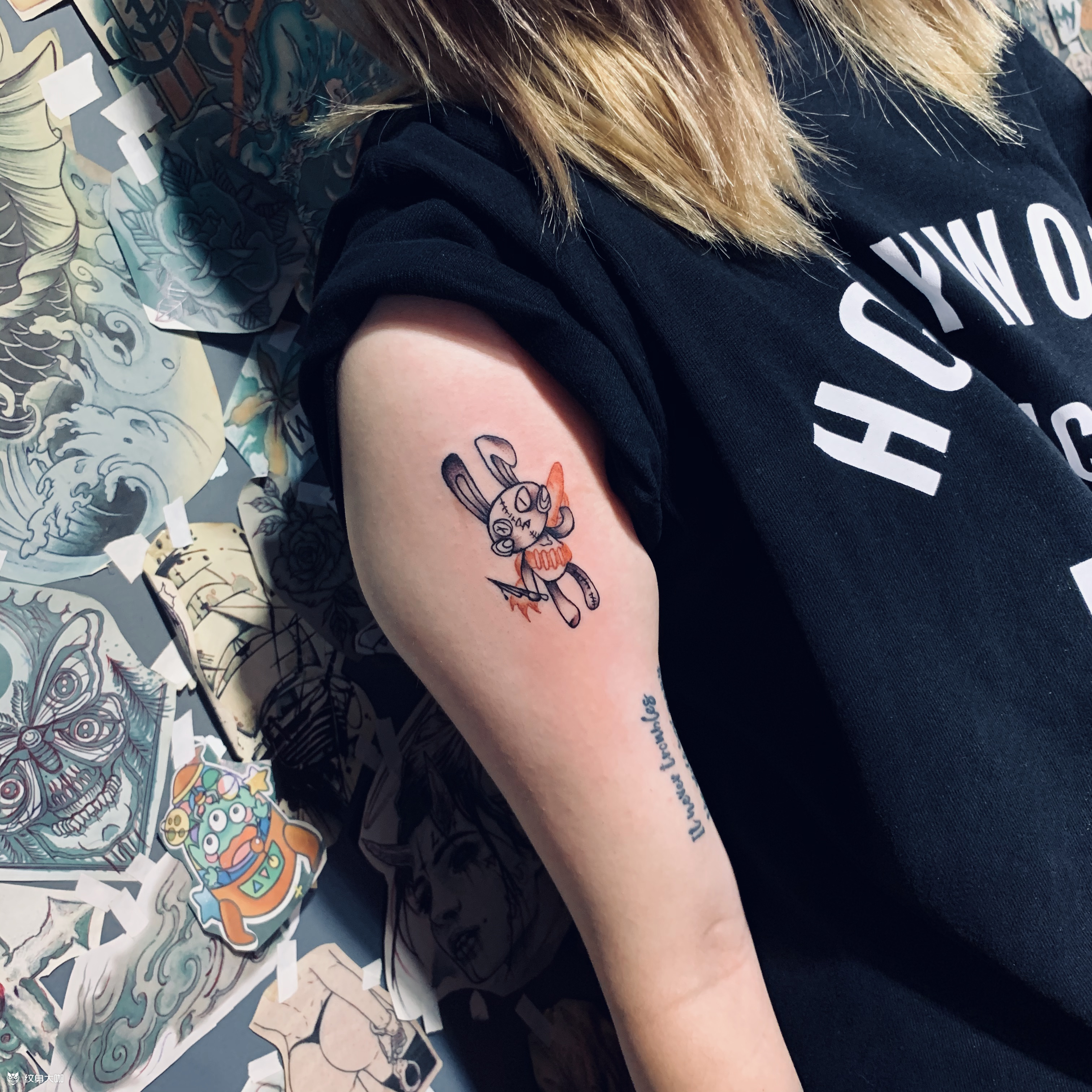 流氓兔_纹身图案手稿图片_勿念的纹身作品集