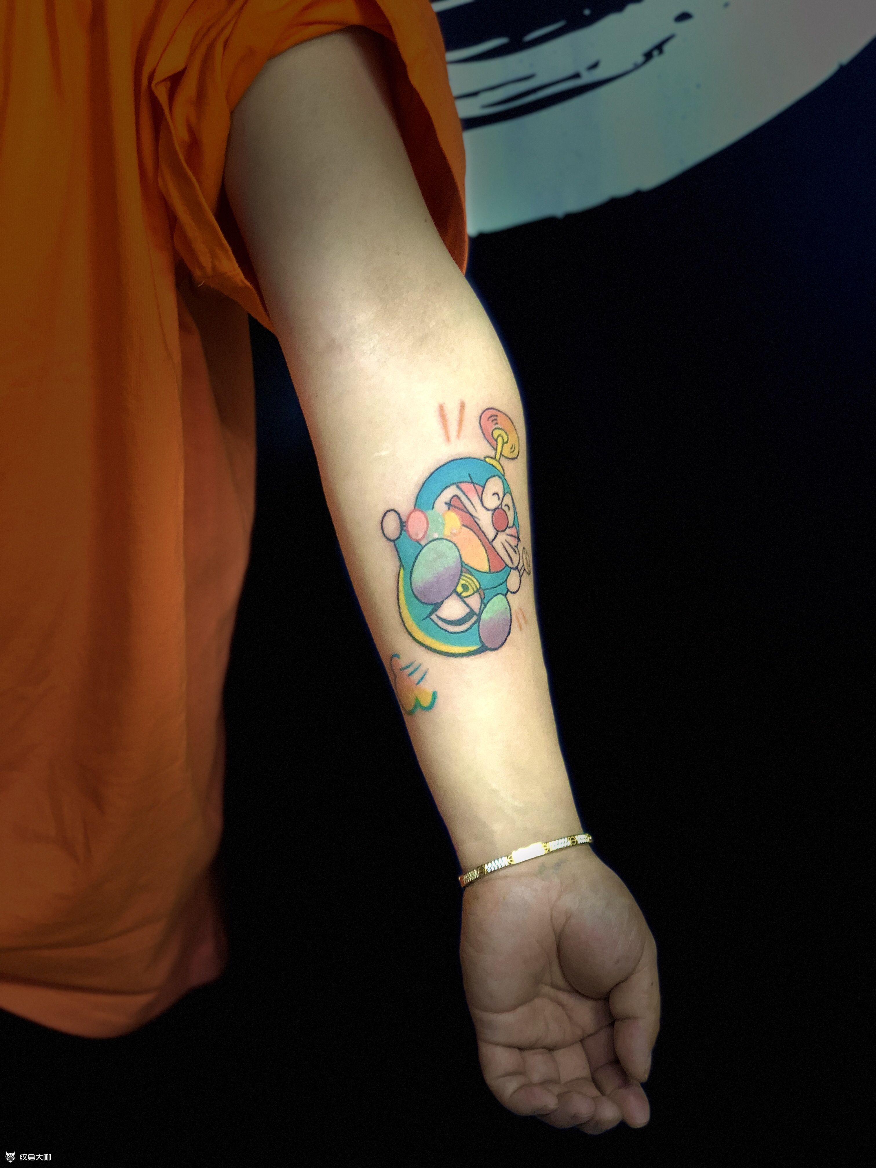 哆啦a梦承载者是个哆啦a梦忠_纹身吧社区 - 纹身大咖