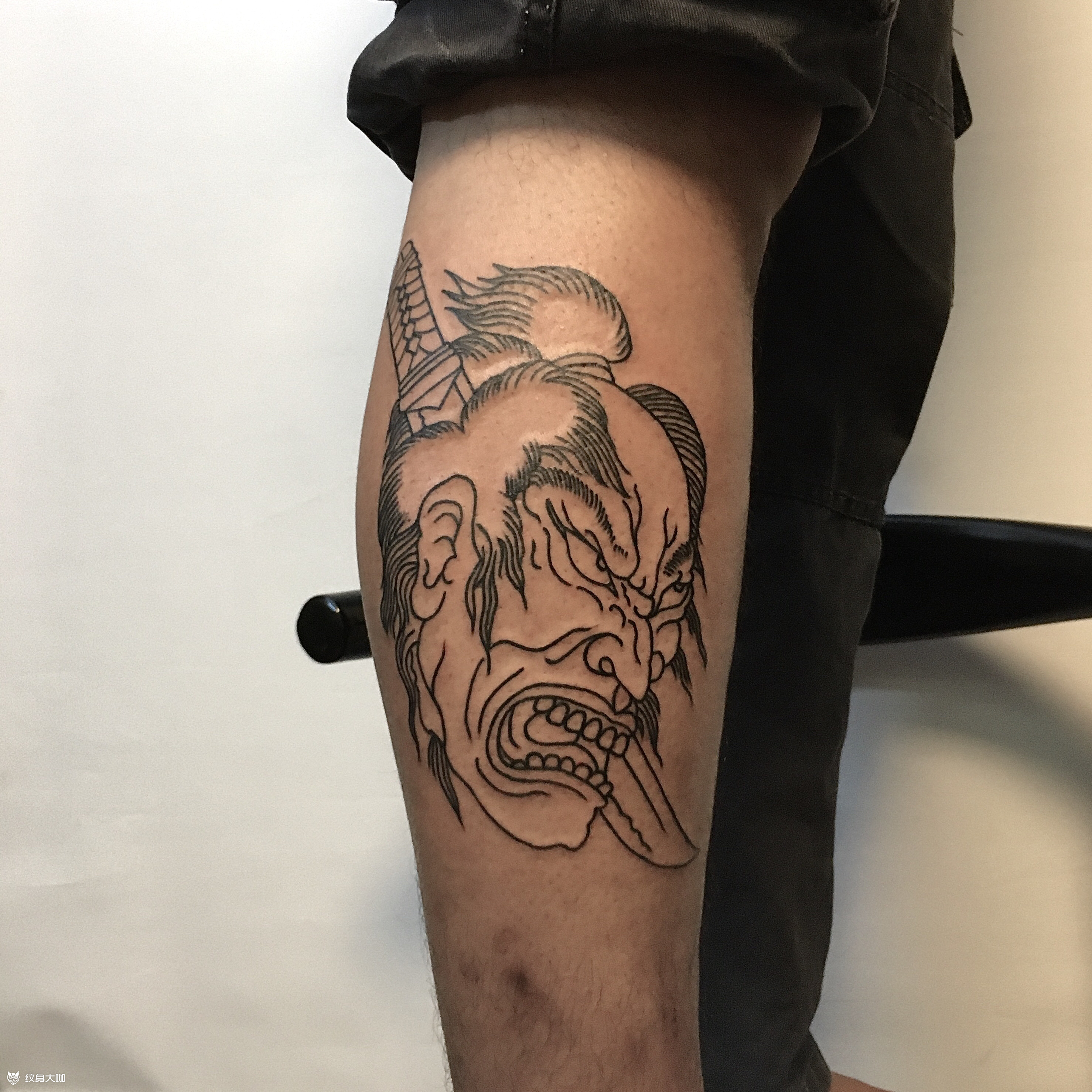 生首_纹身图案手稿图片_tree的纹身作品集