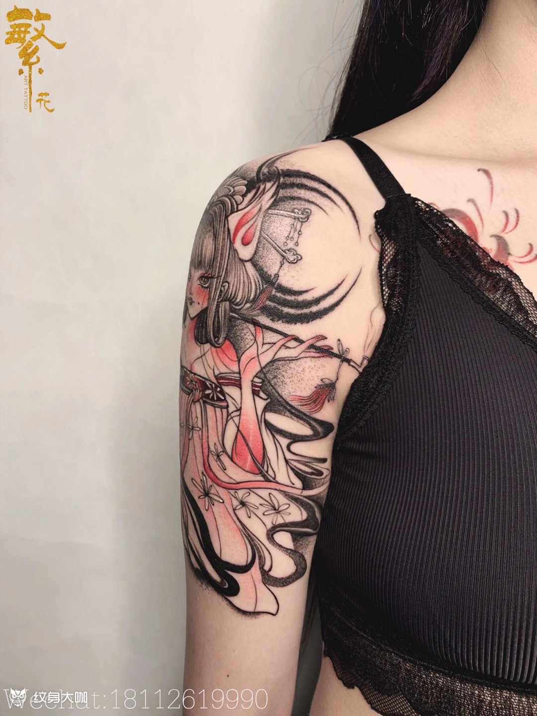 玉藻前〕|私人·高端定制 —_纹身吧社区 - 纹身大咖