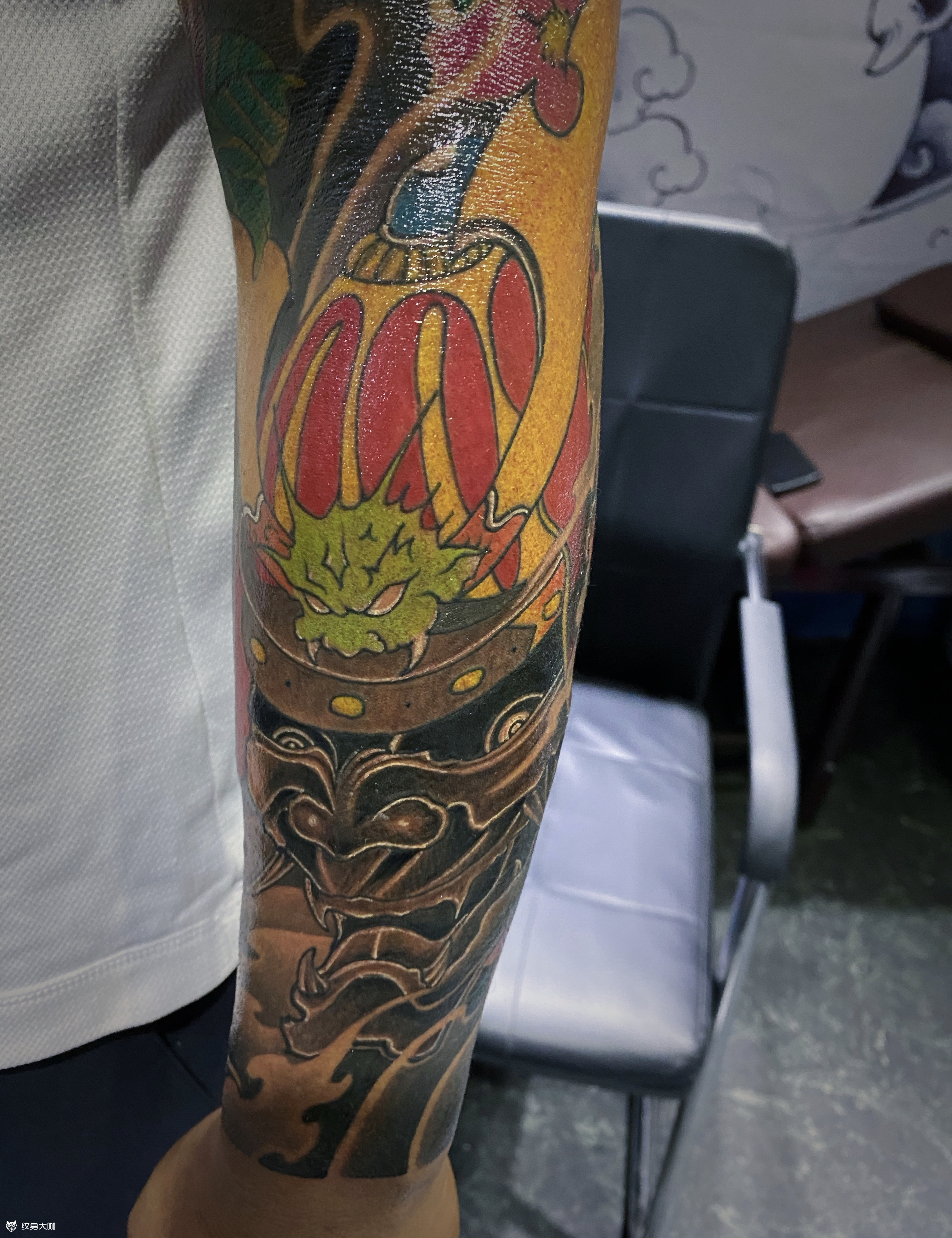 纹身图案手稿图片_雕瘾96刺青的纹身作品集