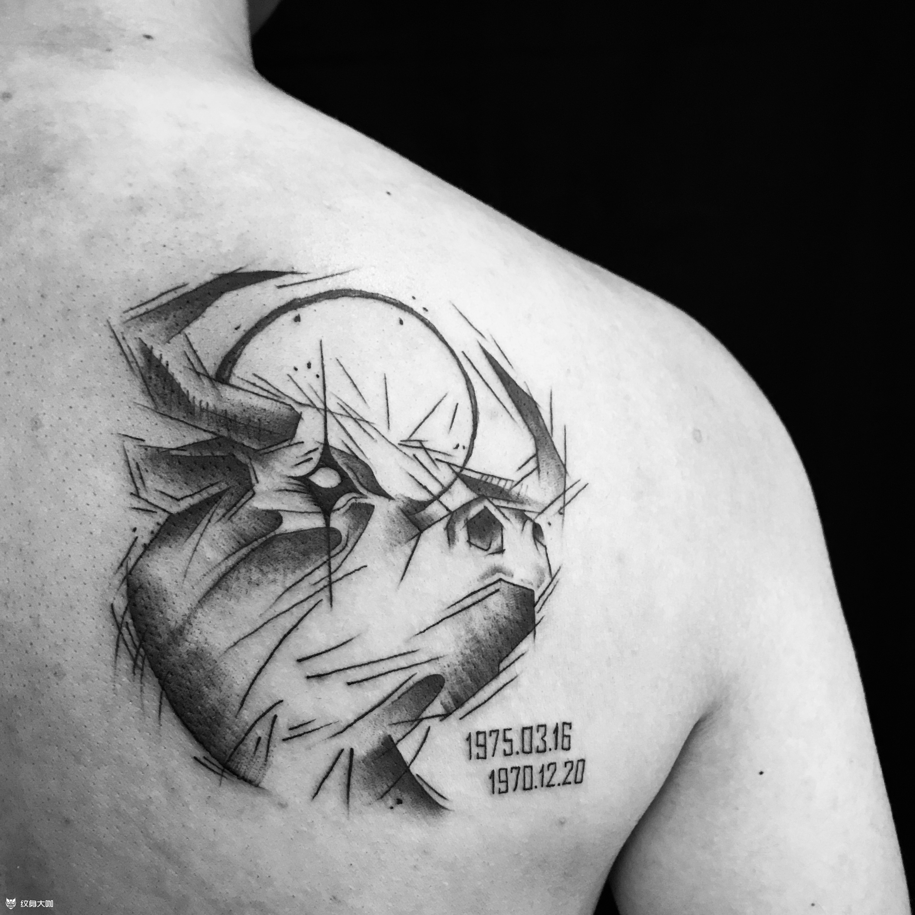 金牛座_纹身图案手稿图片_猴头菇的纹身作品集