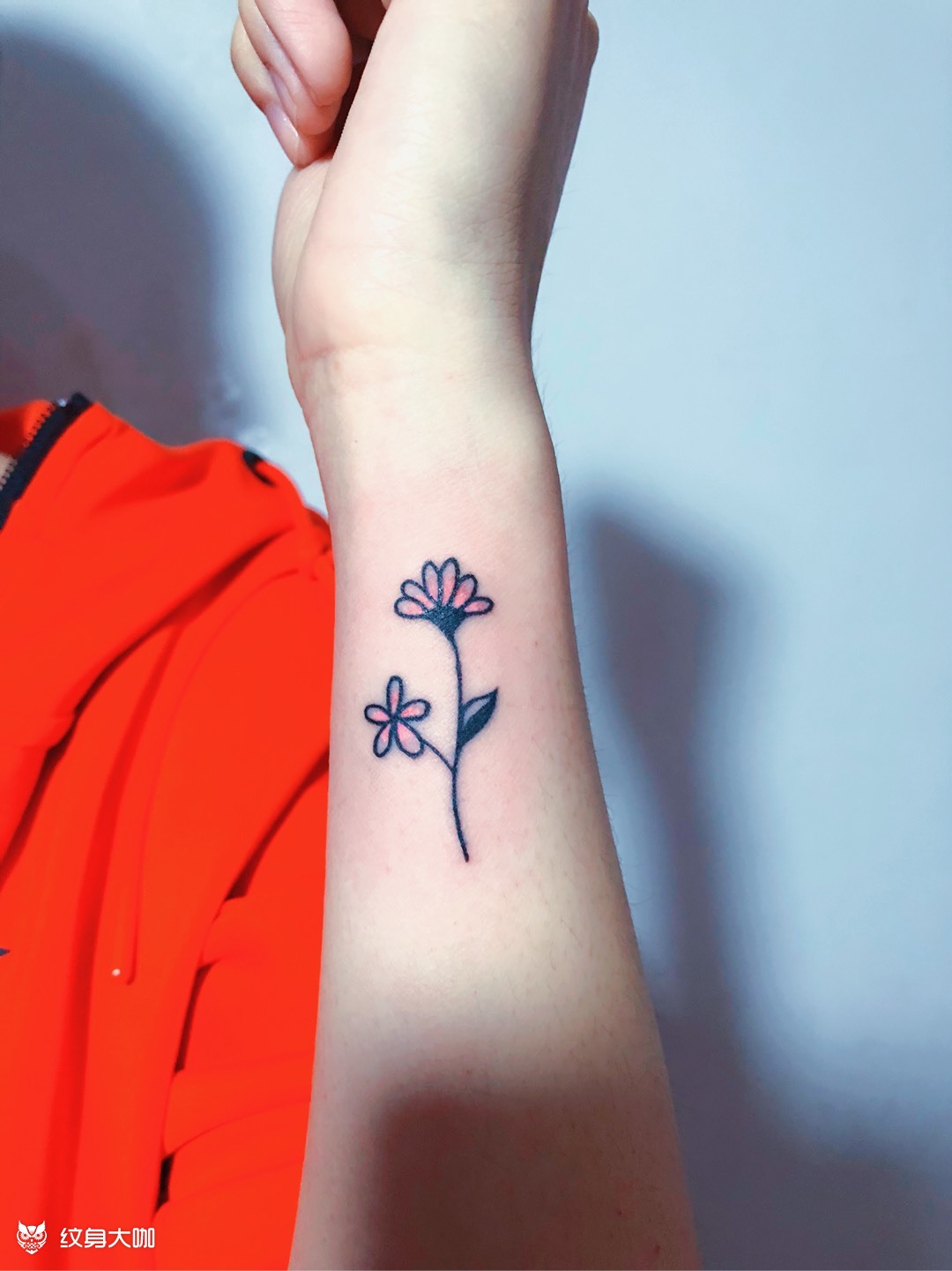 小花花_纹身图案手稿图片_李慧的纹身作品集