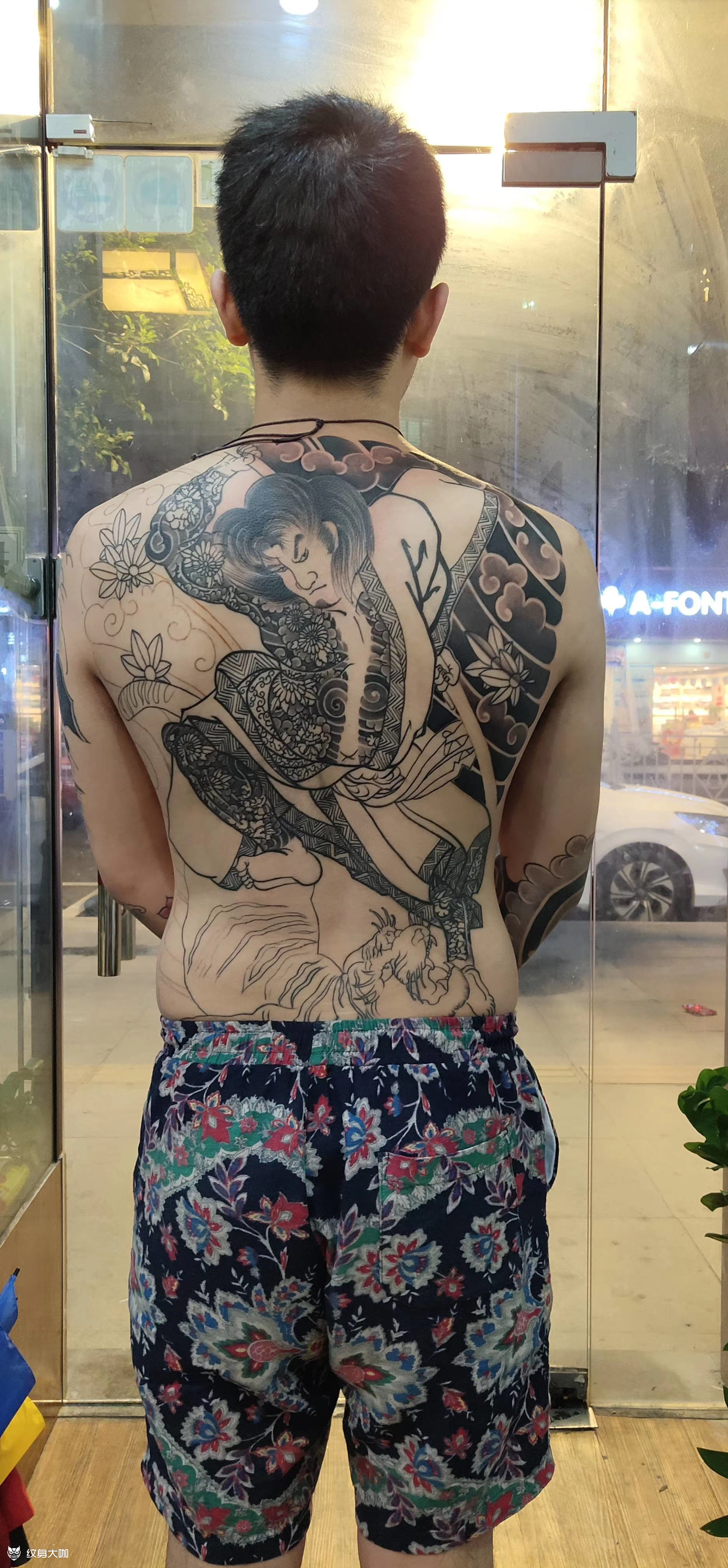 武松打虎未完_纹身图案手稿图片_九黎的纹身作品集