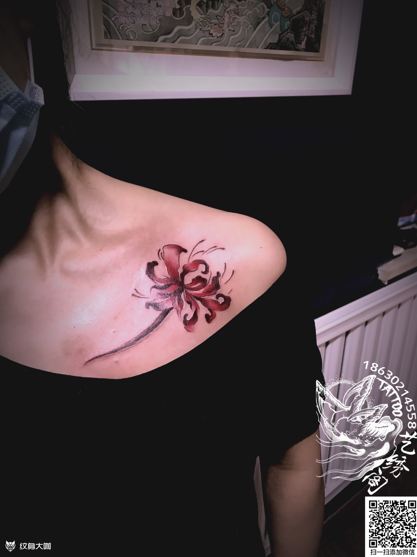 彼岸花_纹身吧社区 - 纹身大咖