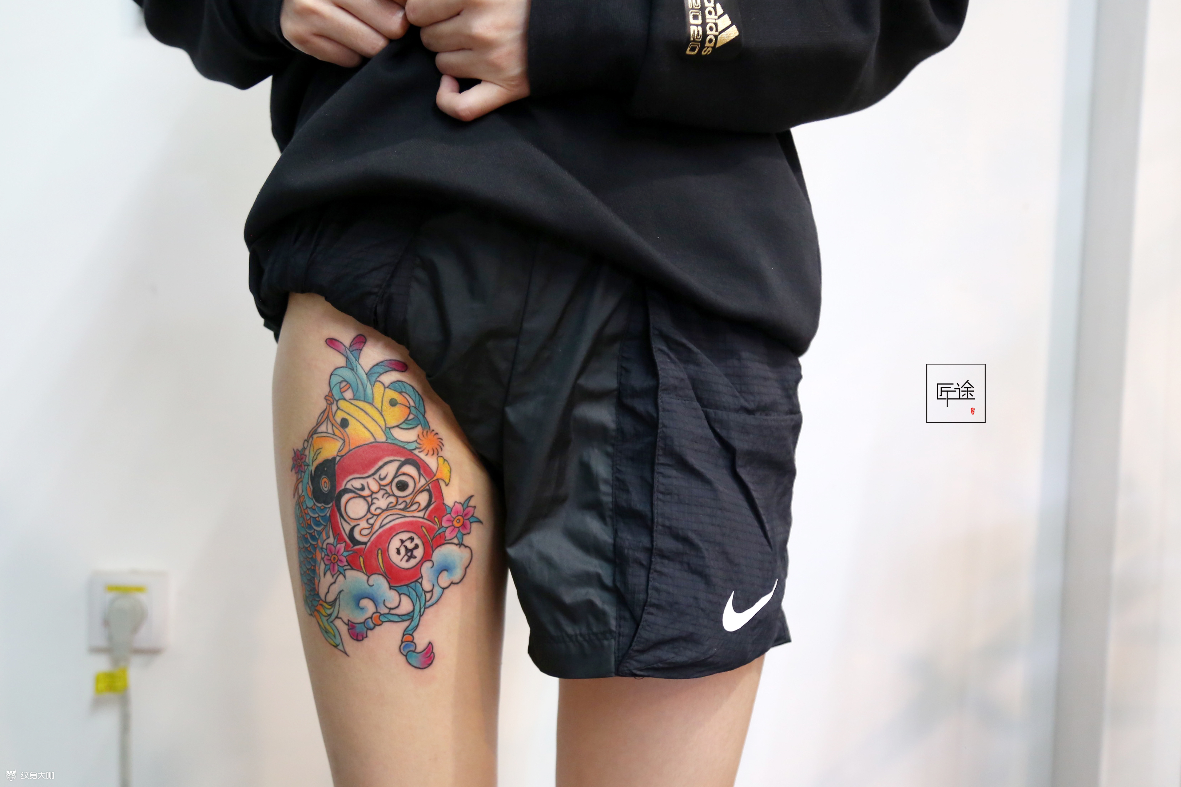 达摩蛋 _纹身图案手稿图片_崔振峰的纹身作品集