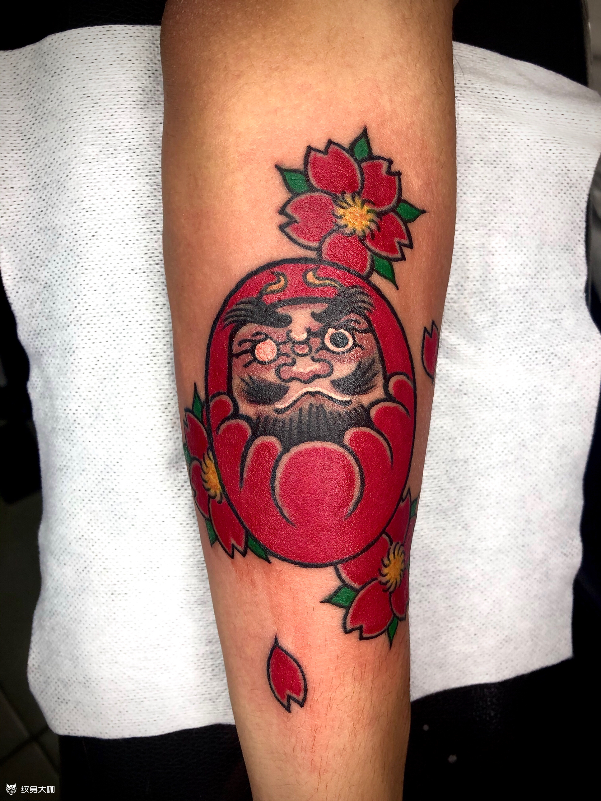 达摩蛋蛋_纹身图案手稿图片_阿研哥98瞳稚的纹身作品集