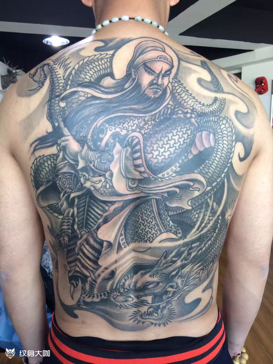 关公_纹身图案手稿图片_小伍的纹身作品集