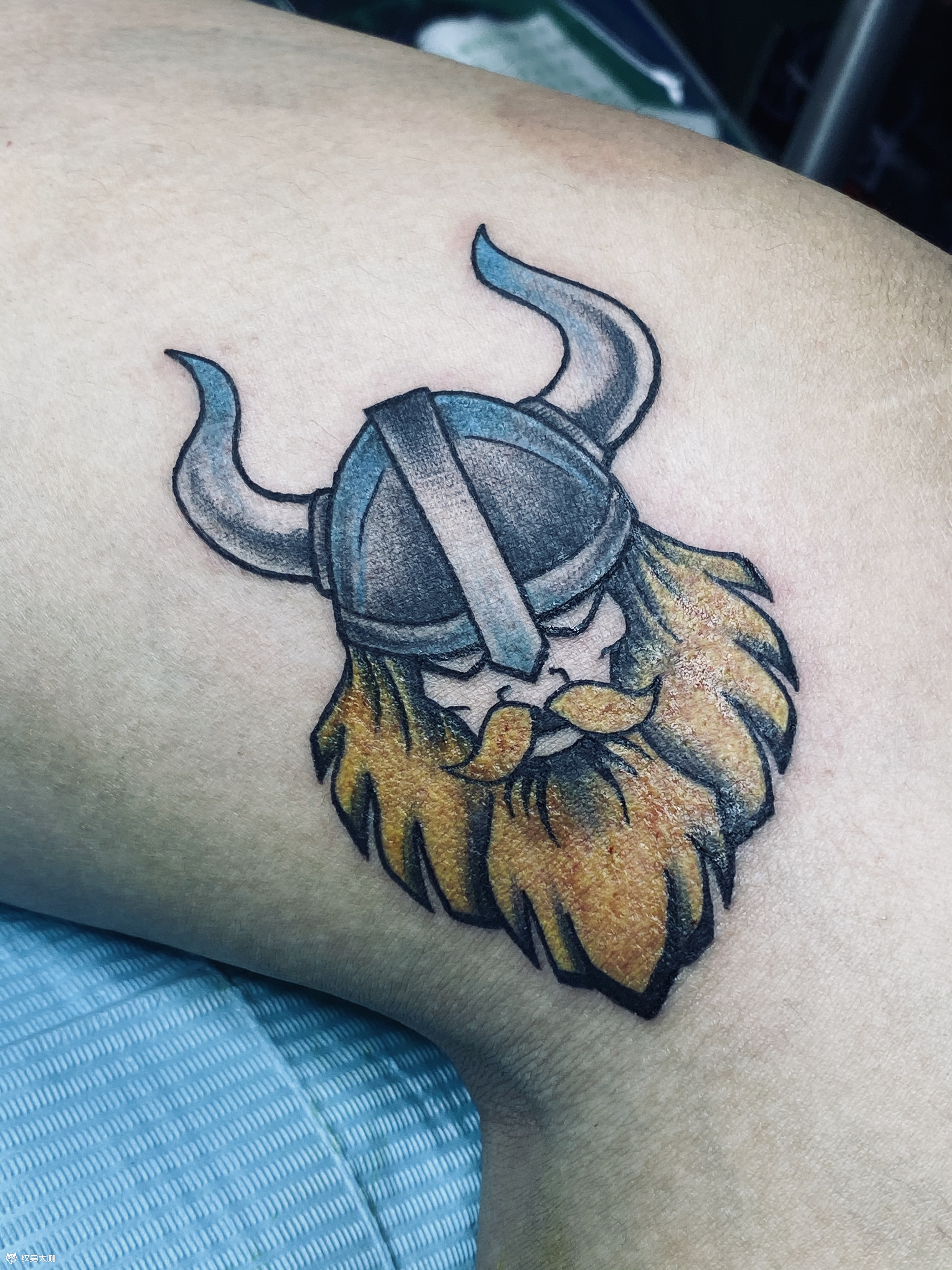 维京人_纹身图案手稿图片_queen 的纹身作品集