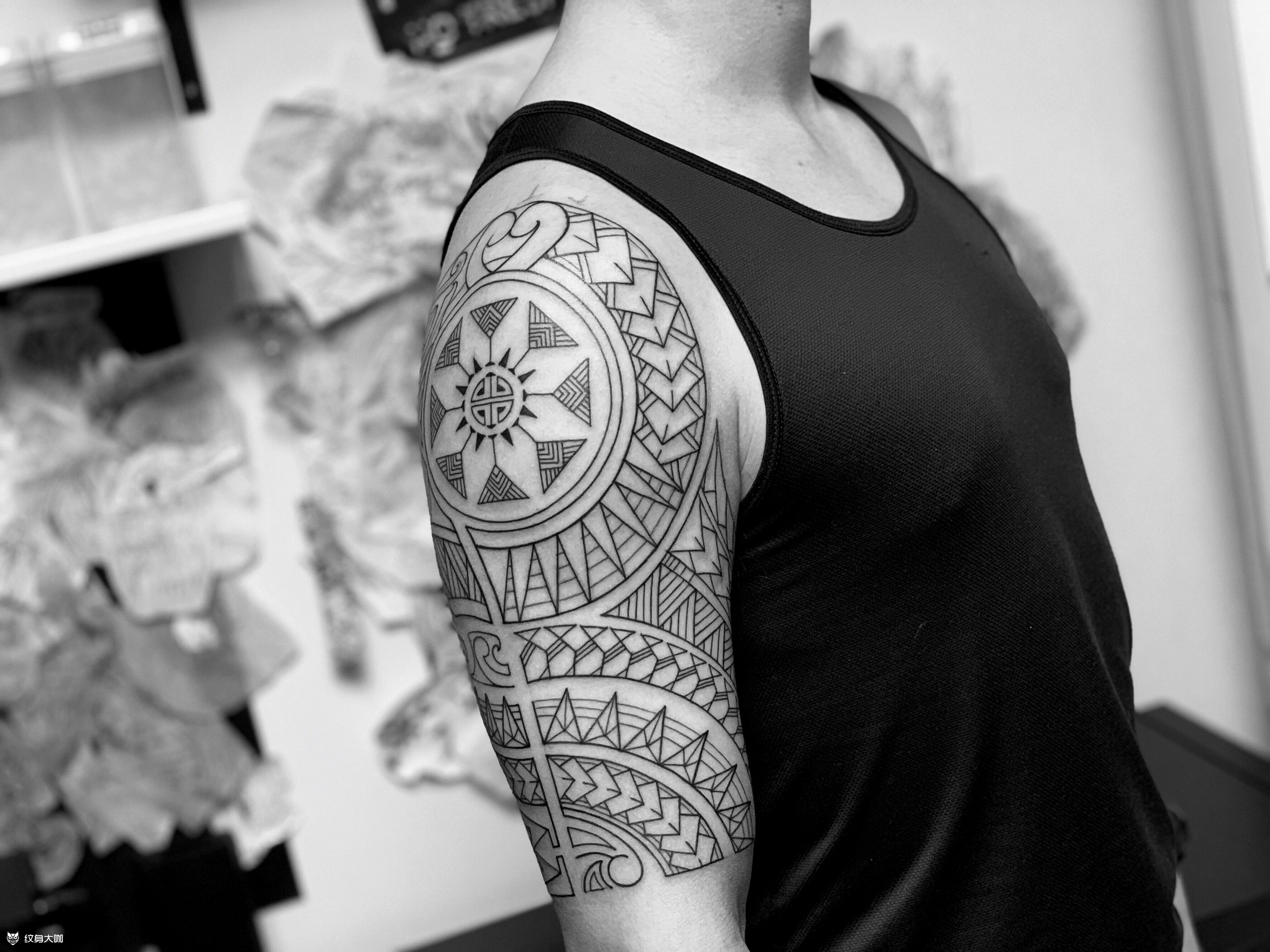 玛雅图腾给客户定制的玛雅图腾_纹身吧社区 - 纹身大咖