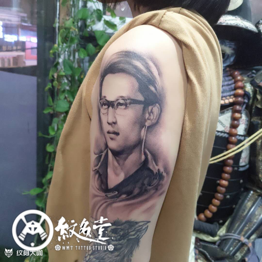 纪念逝去的父亲_纹身图案手稿图片_大迪哥哥的纹身作品集