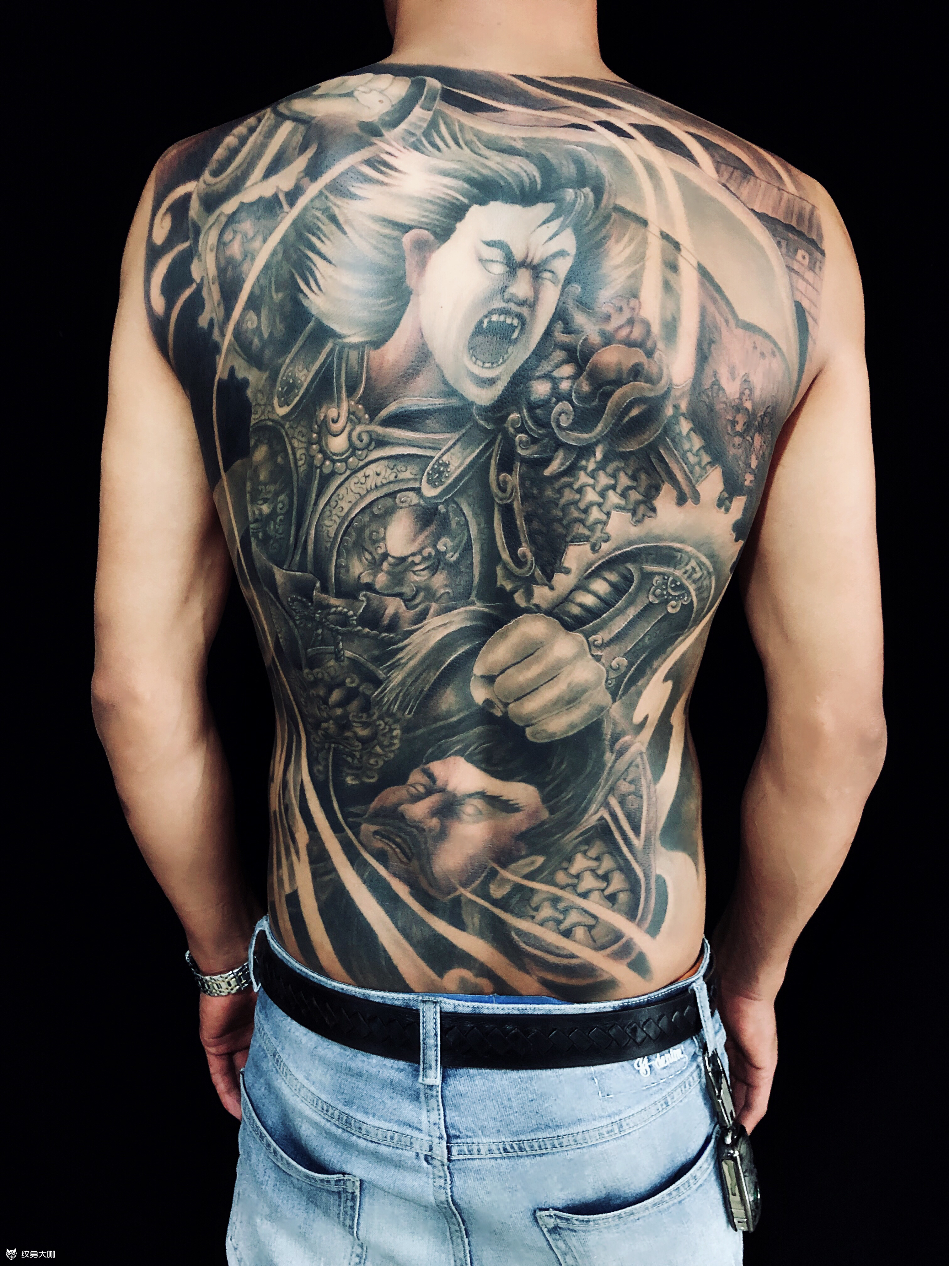 杀神白起去年就开始做的图做着_纹身吧社区 - 纹身大咖