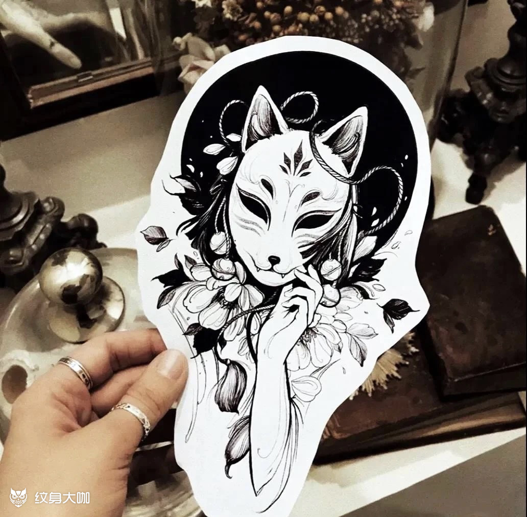 狐面_纹身吧社区 - 纹身大咖