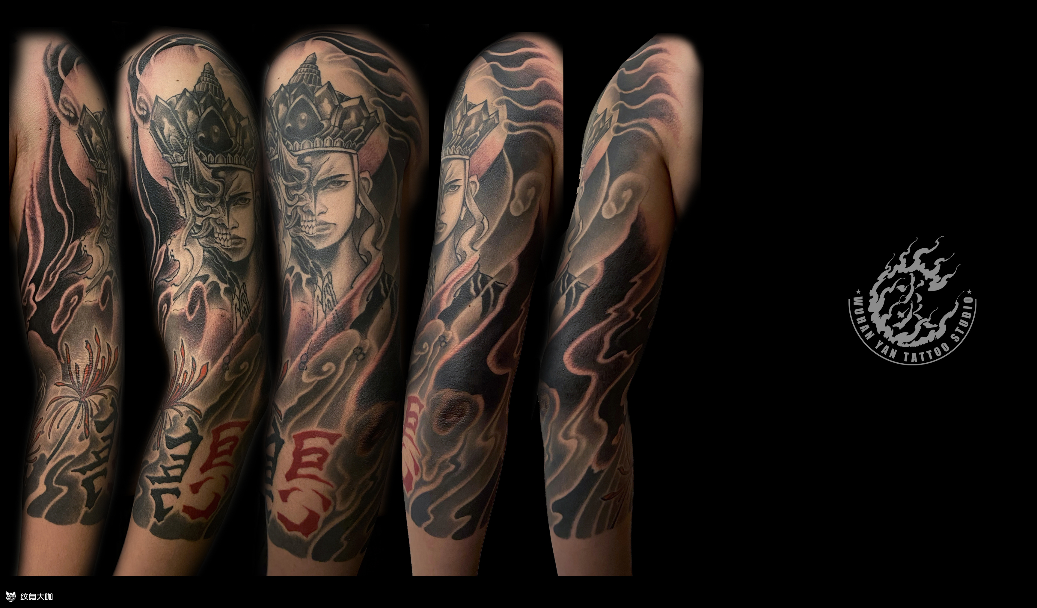 一念之间._纹身图案手稿图片_炎师傅的纹身作品集