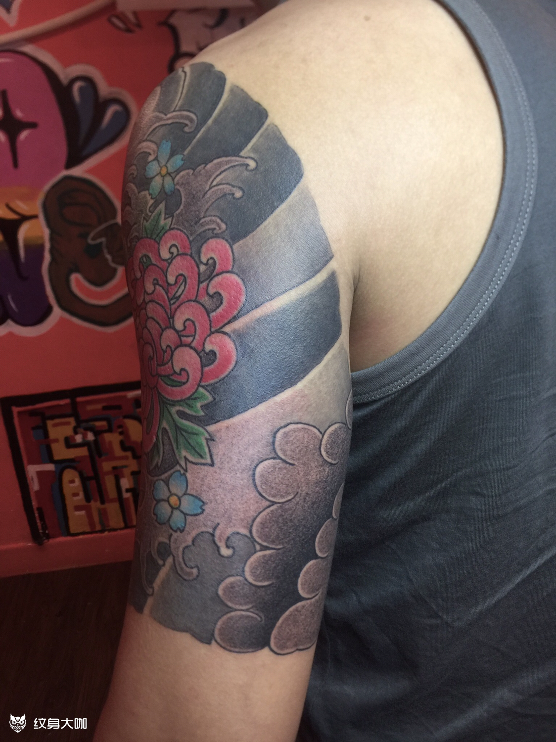 老传统,半甲下次接上_纹身吧社区 - 纹身大咖