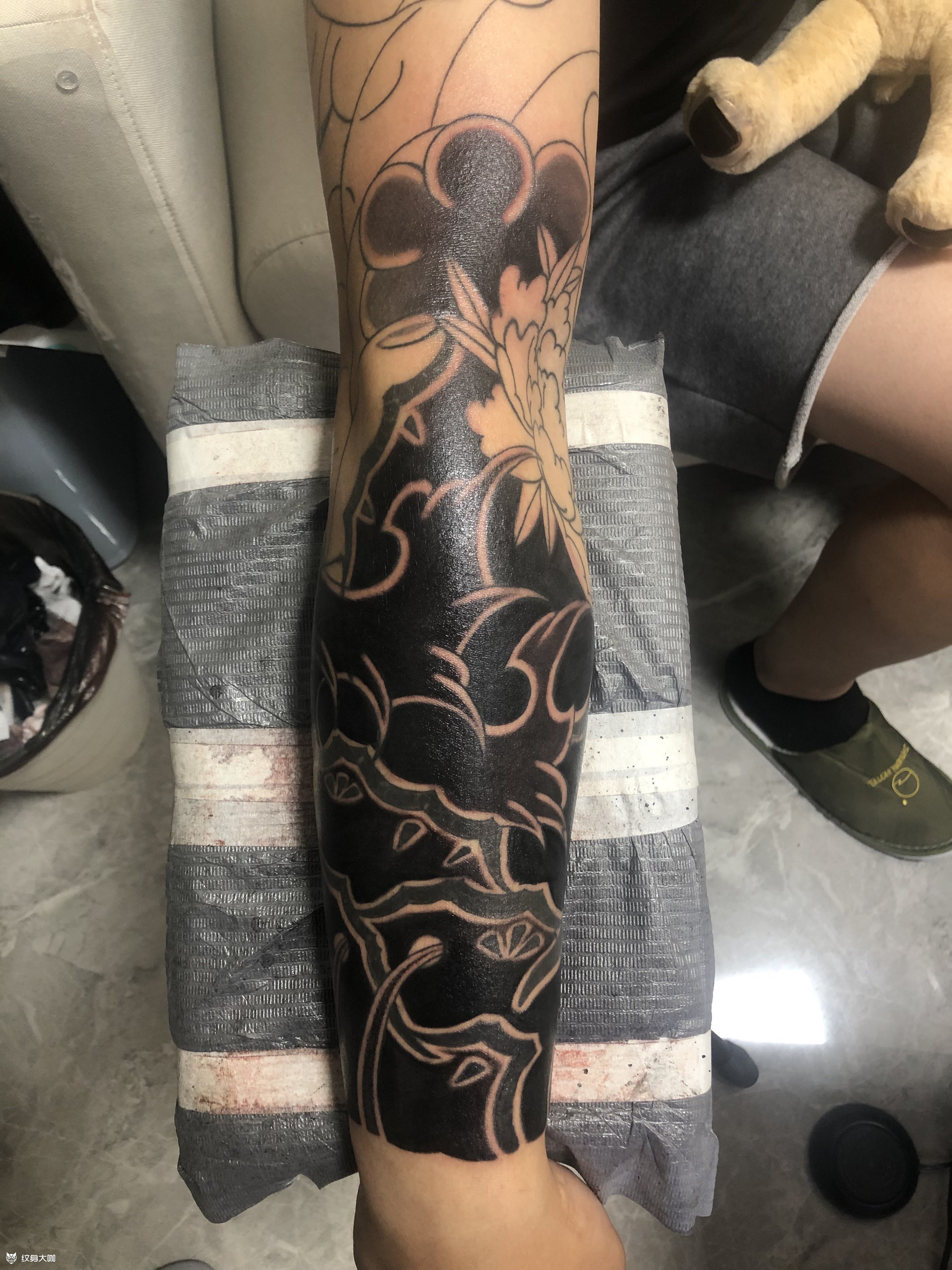 老传统花臂遮盖～遮掉不开心,今_纹身吧社区 - 纹身大咖