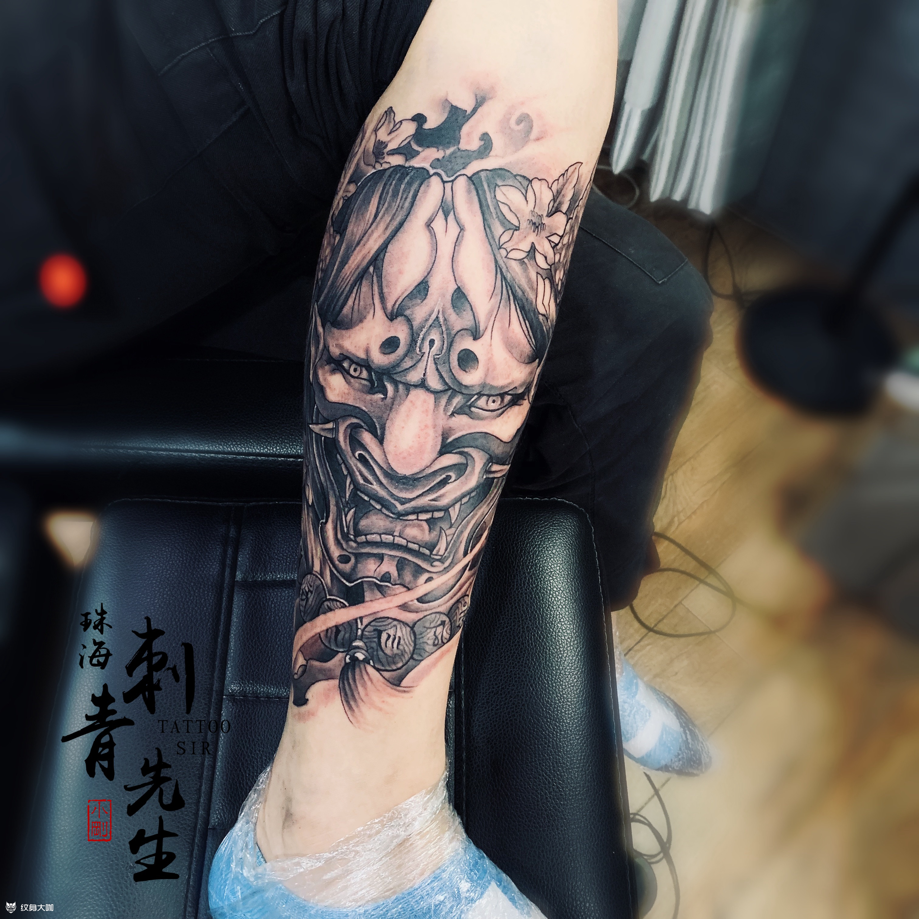般若_纹身图案手稿图片_阳刚的纹身作品集