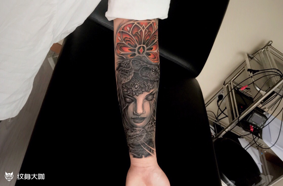 欧美作品……花臂满背3000_纹身吧社区 - 纹身大咖