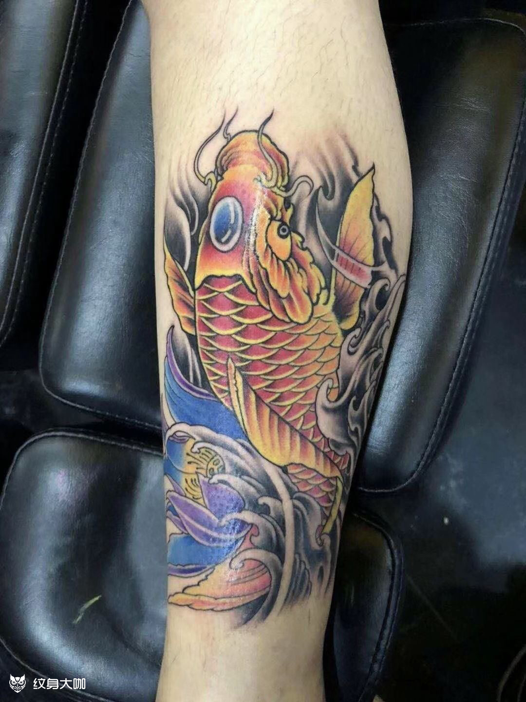 招财锦鲤_纹身吧社区 - 纹身大咖