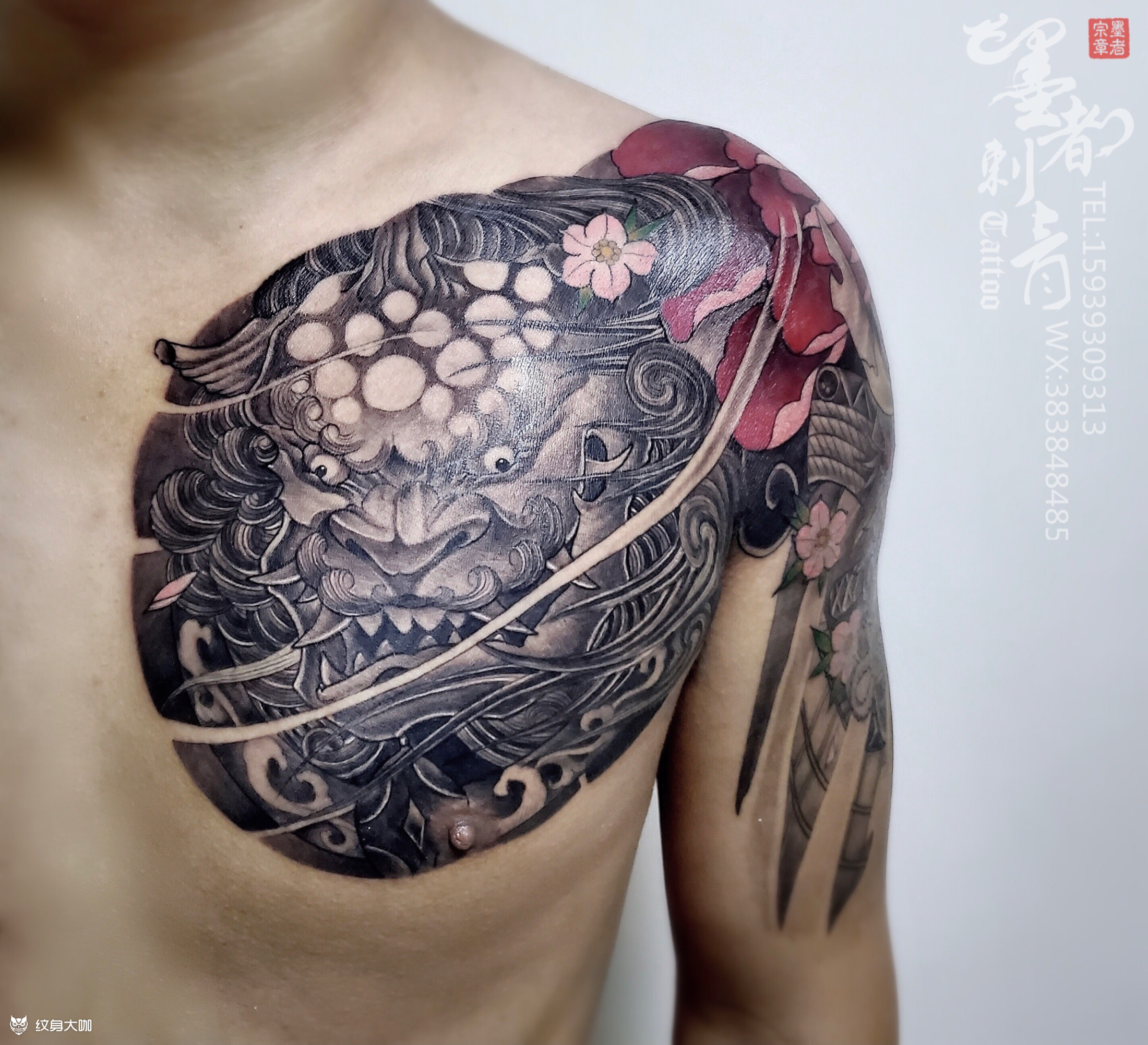 半甲_纹身图案手稿图片_墨 者刺 青的纹身作品集