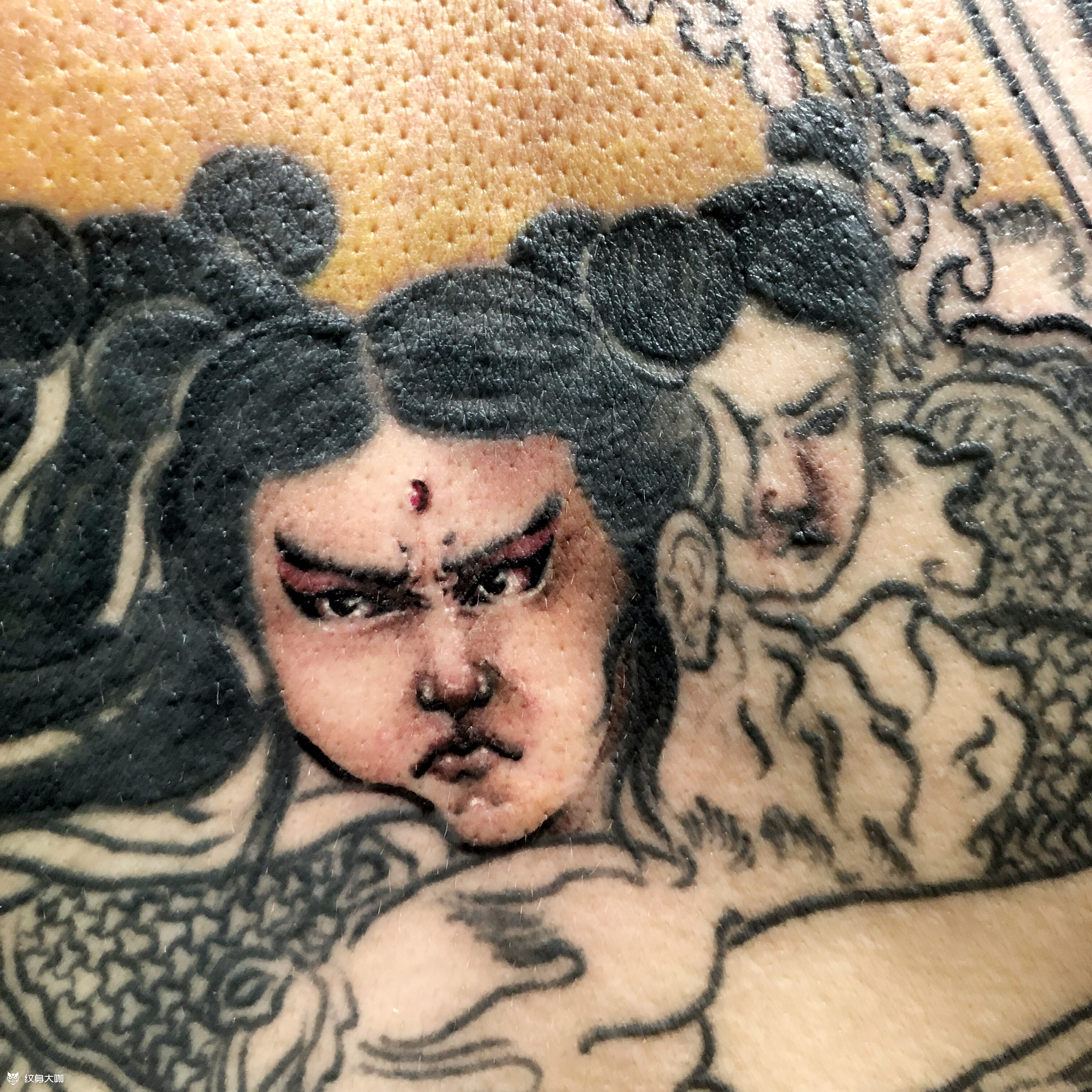 哪吒满背两年多了 还没做完 _纹身吧社区 - 纹身大咖