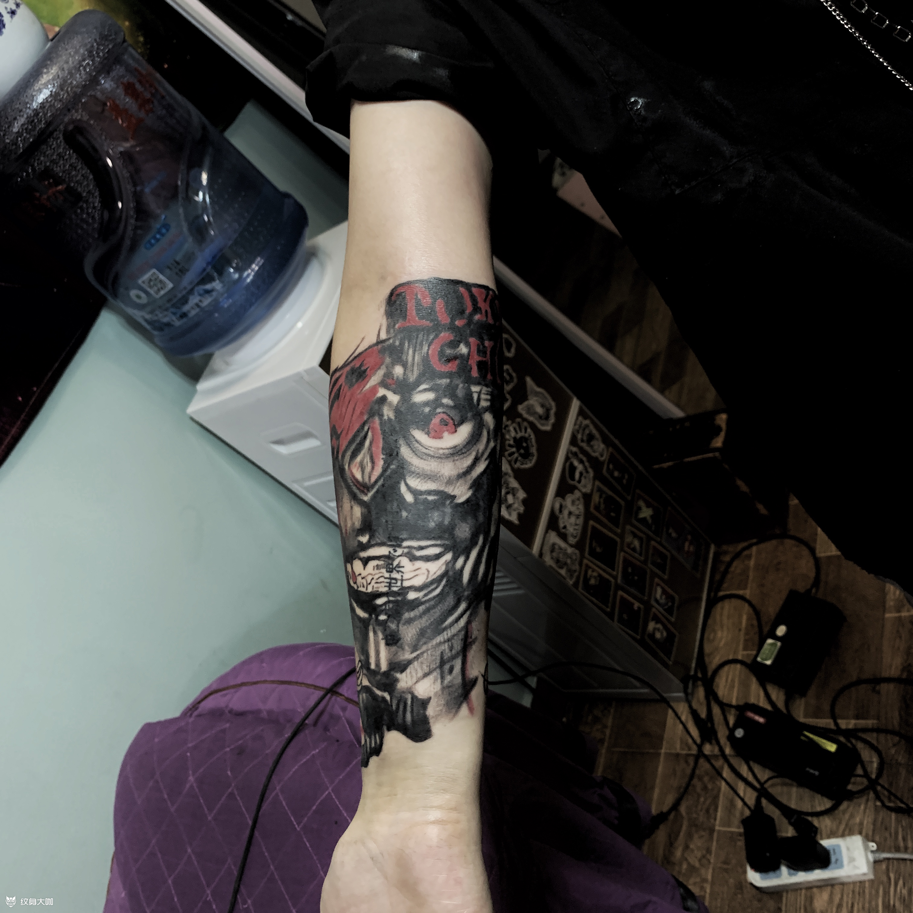 金木研_纹身图案手稿图片_轩g的纹身作品集