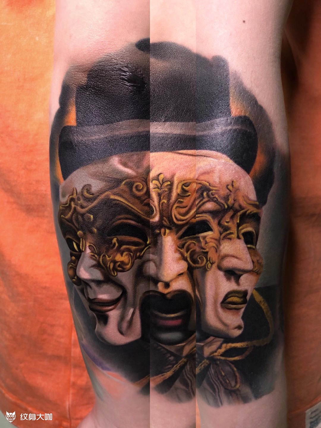 人物腿部纹身图案大全 - 纹身大咖