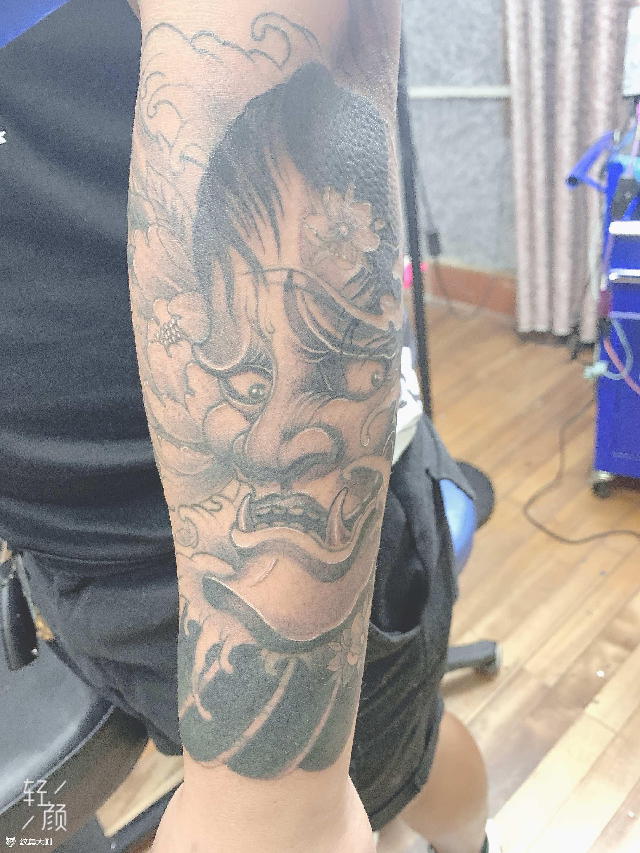 般若刹车印那里是遮盖以前老纹_纹身吧社区 - 纹身大咖