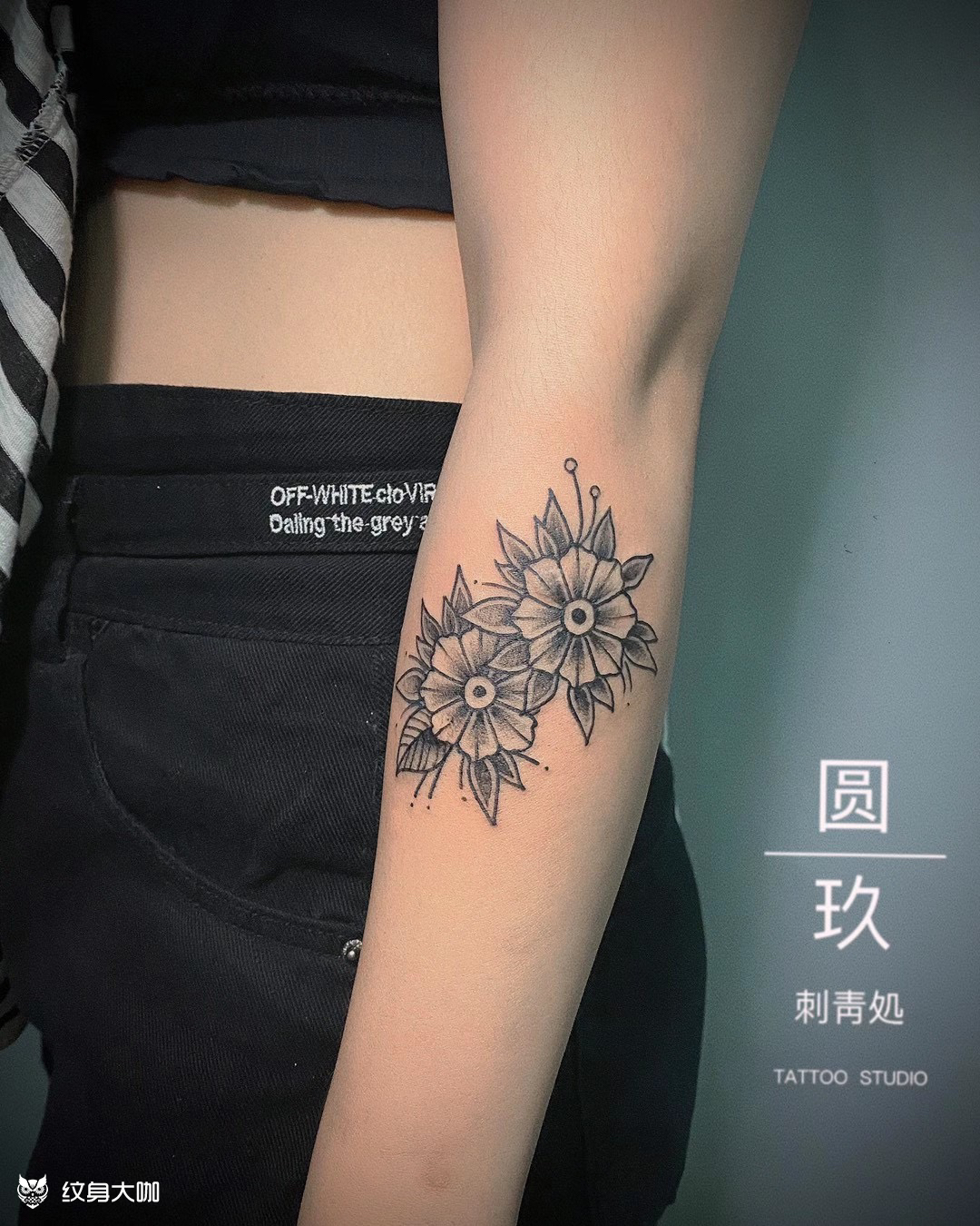 遮盖两个烟疤_纹身图案手稿图片_圆玖-的纹身作品集