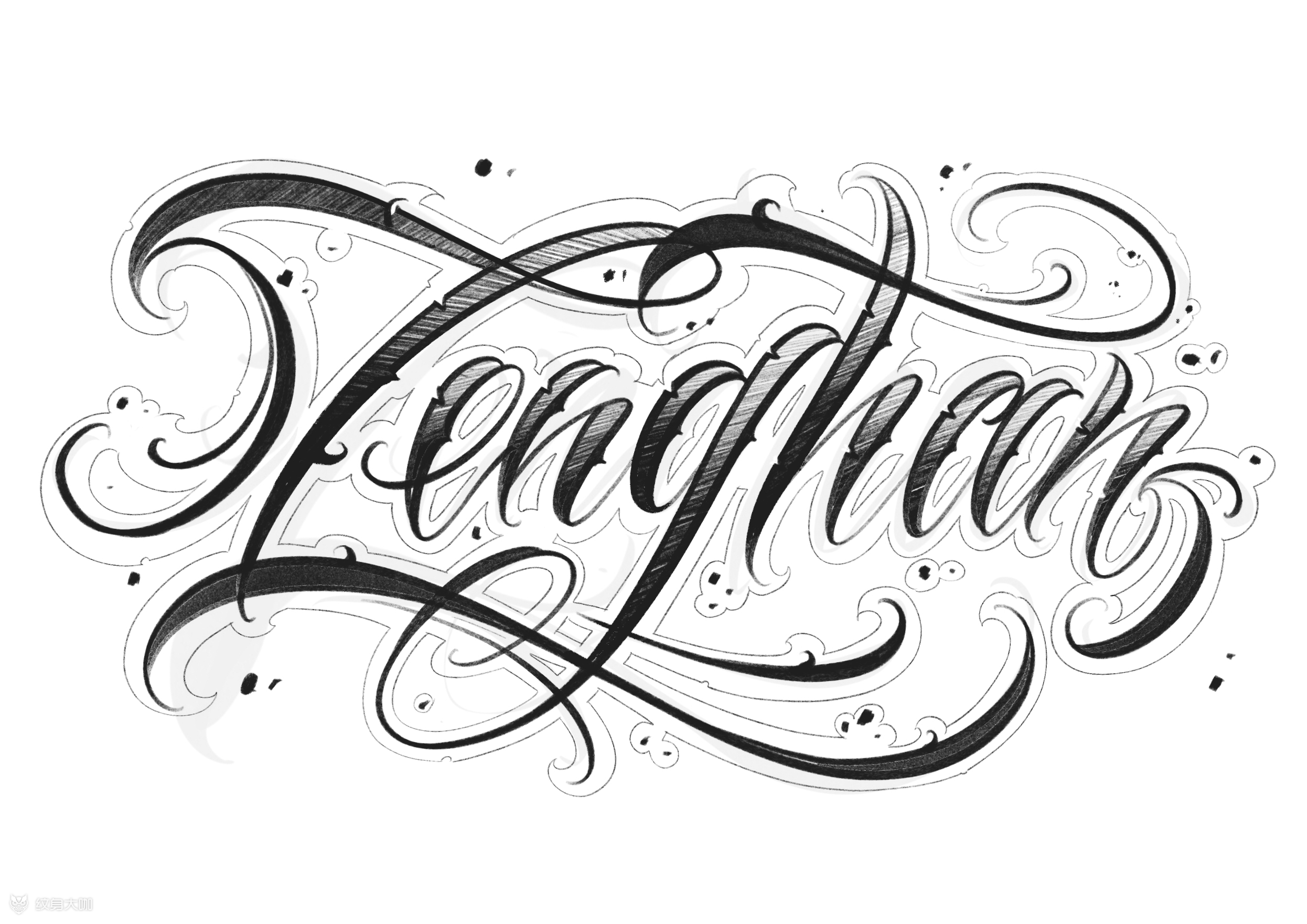 奇卡诺把最爱的人纹在胸口