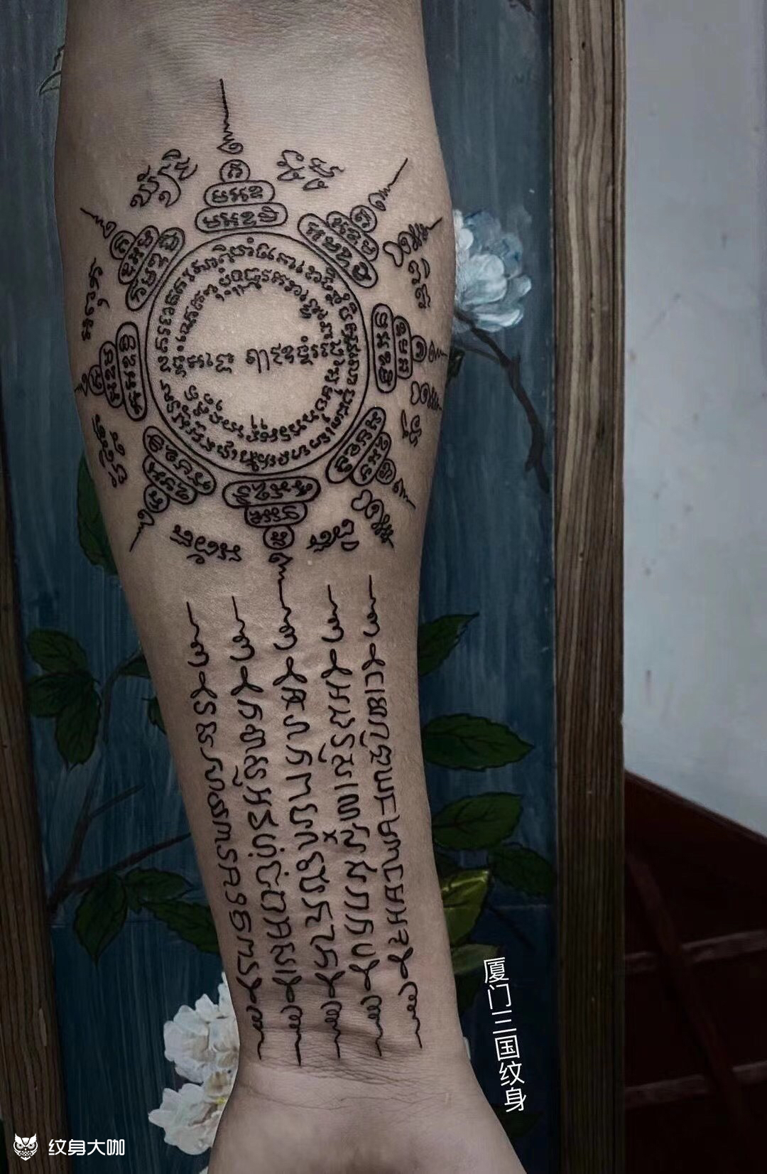 经文_纹身图案手稿图片_张洪坤的纹身作品集