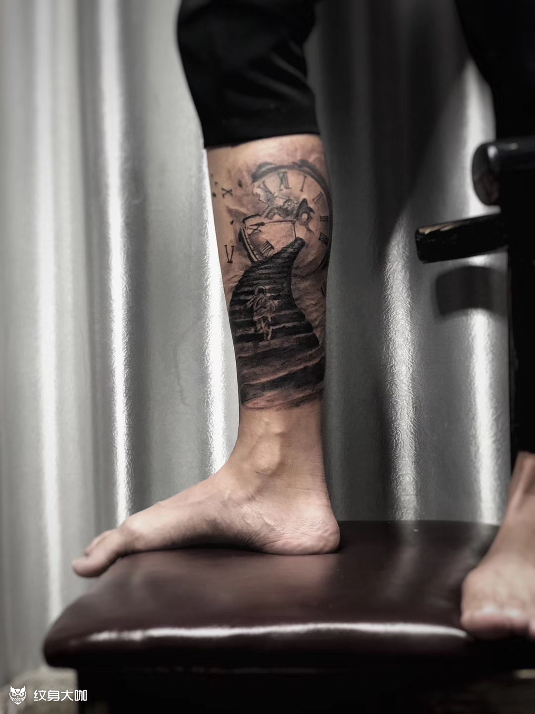 时钟74_纹身图案手稿图片_轩g的纹身作品集