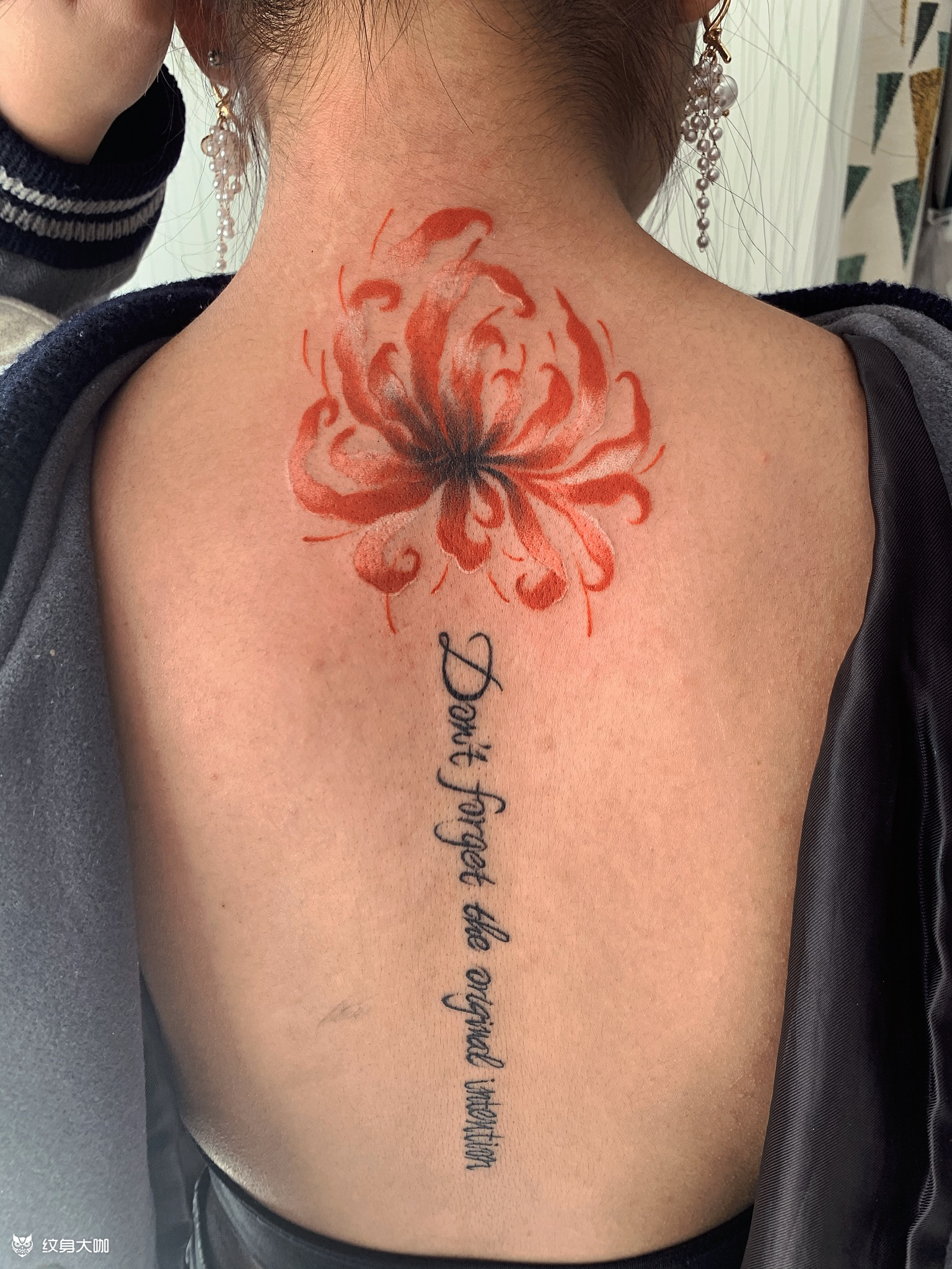 脊柱纹身_纹身图案手稿图片_塔兔的纹身作品集