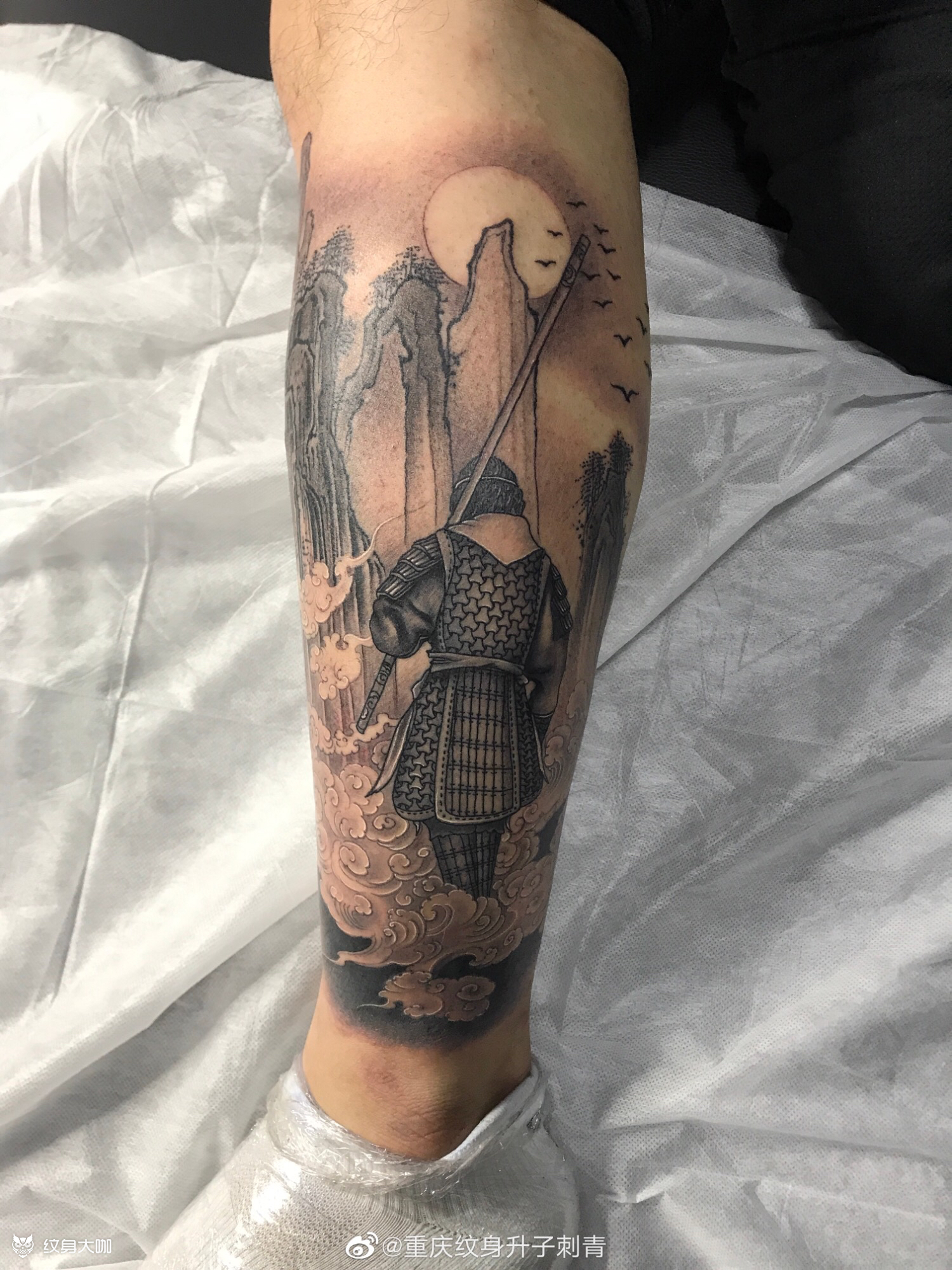 小腿外侧至尊宝纹身 来自长沙的_纹身吧社区 - 纹身大咖
