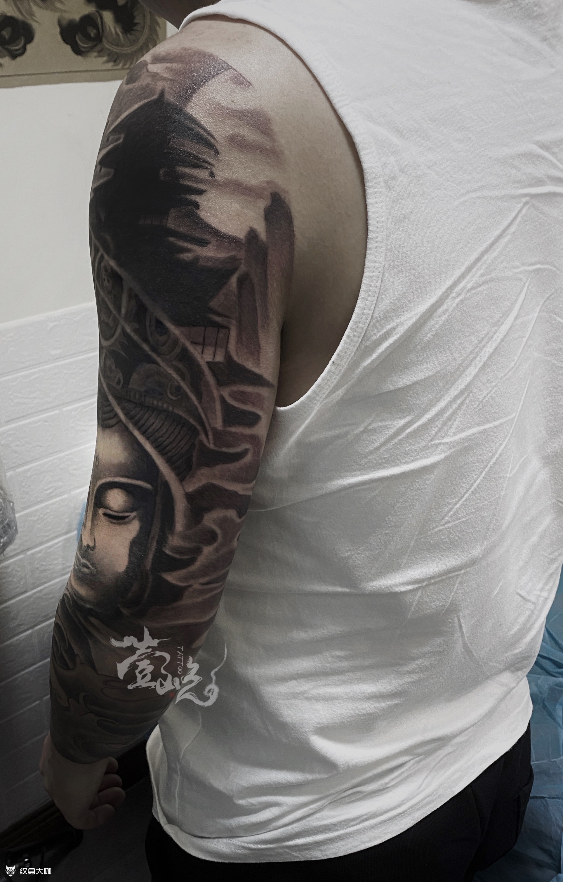 佛塔_纹身图案手稿图片_壹屹-k的纹身作品集