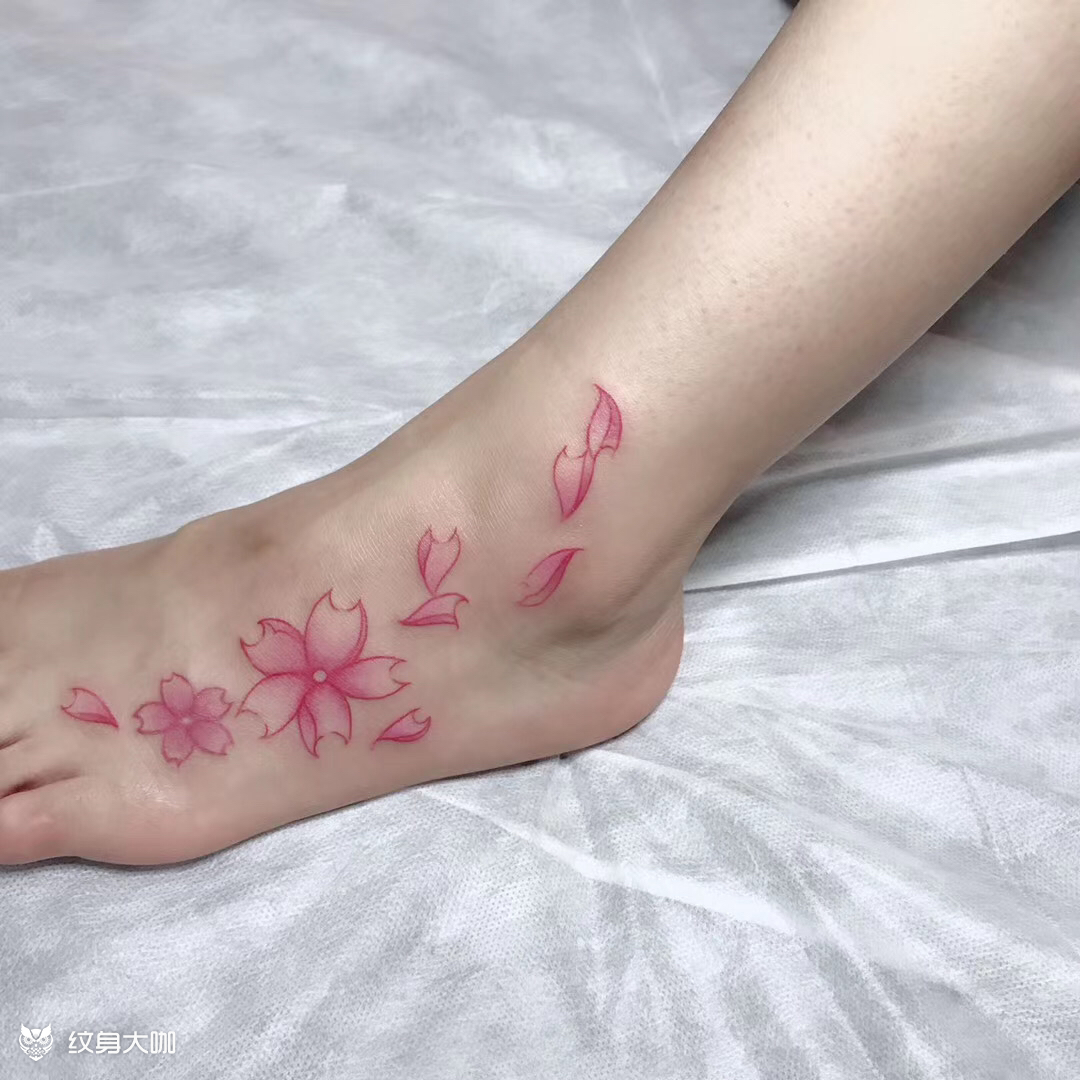 樱花_纹身图案手稿图片_ce的纹身作品集
