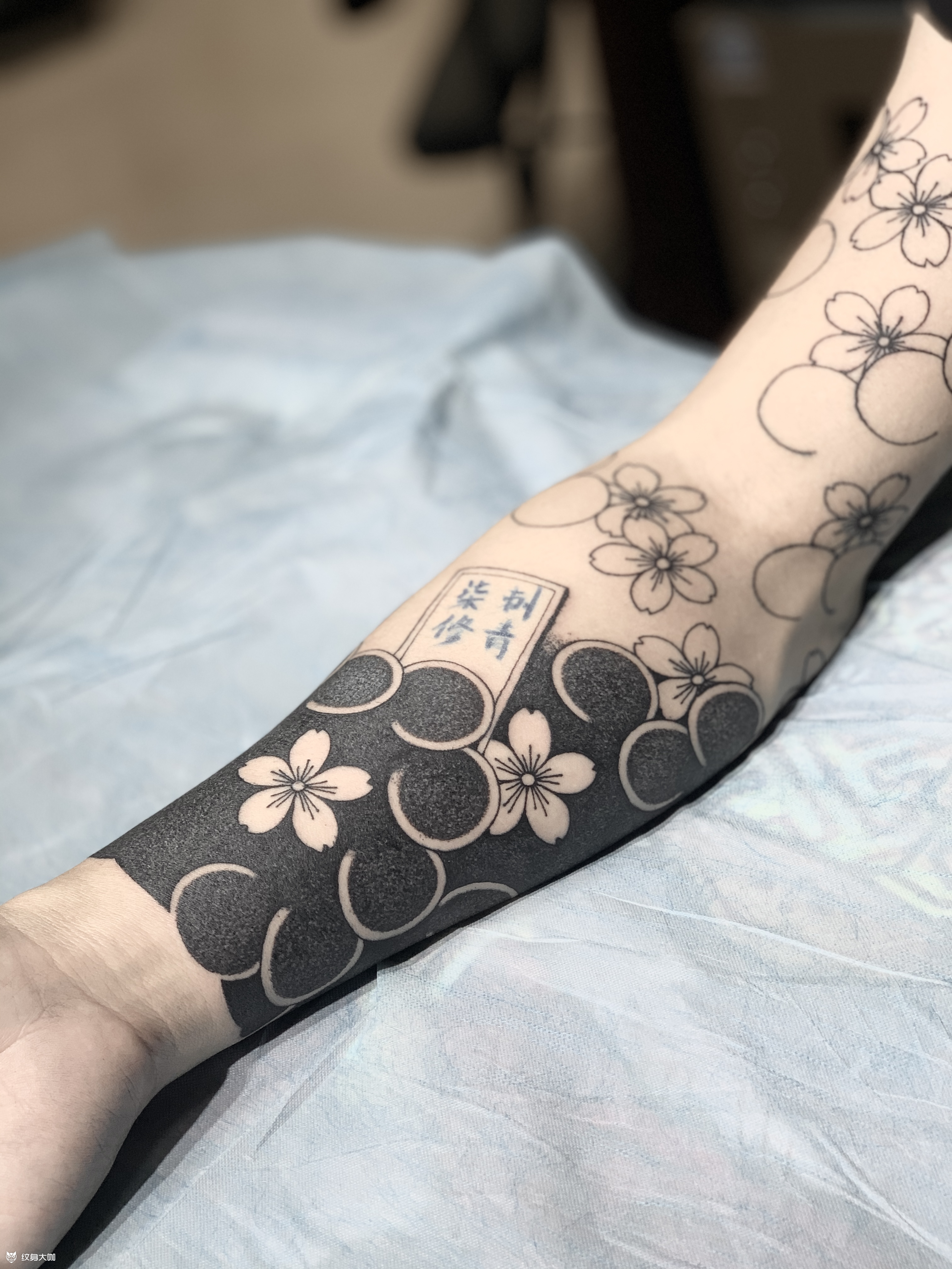 花臂进度_纹身吧社区 - 纹身大咖