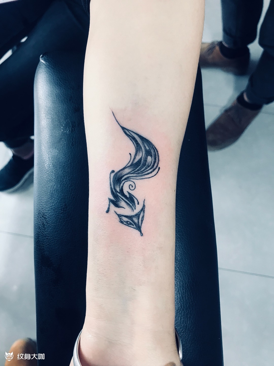 狐狸_纹身图案手稿图片_彭占胜的纹身作品集