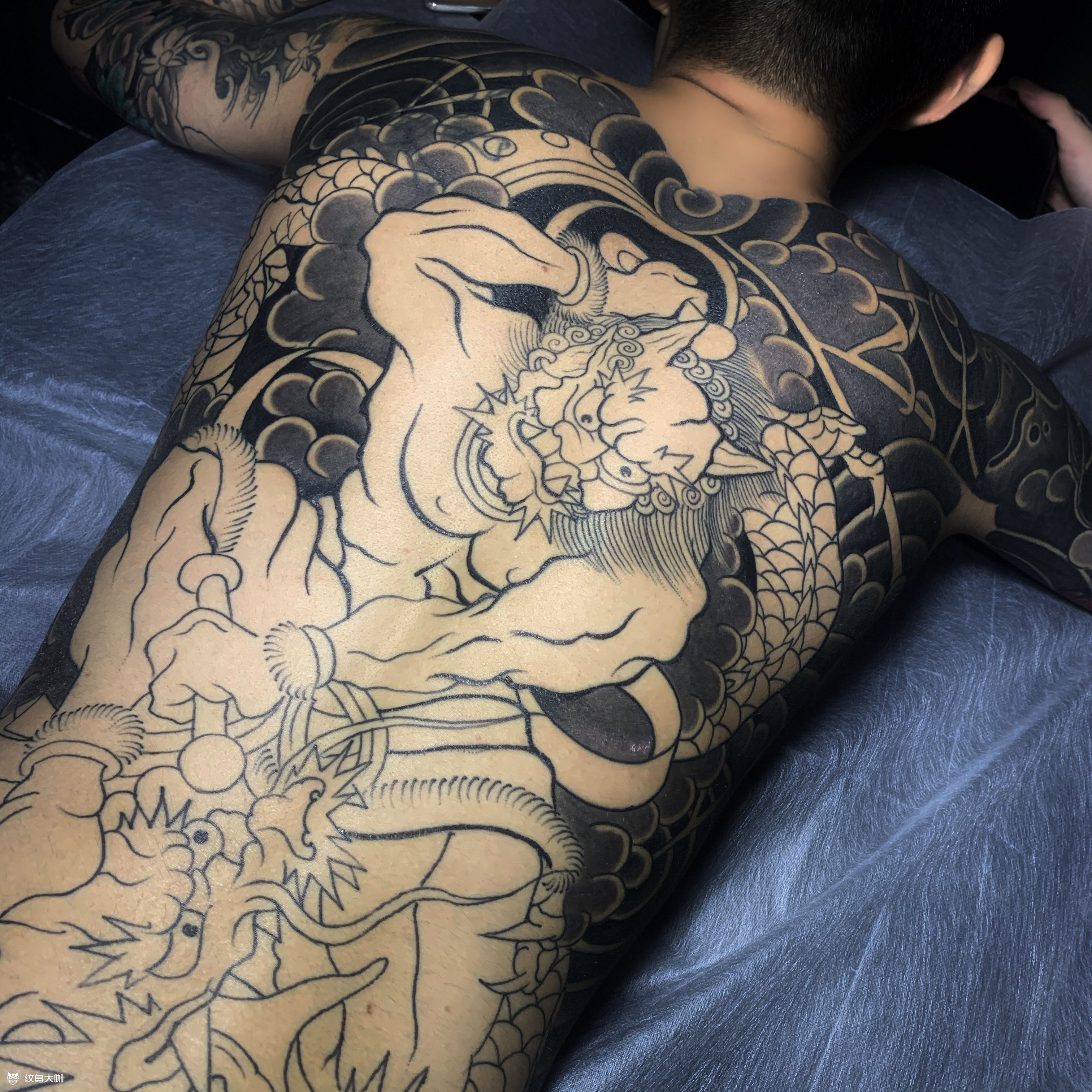 老传统雷神 满背未完成