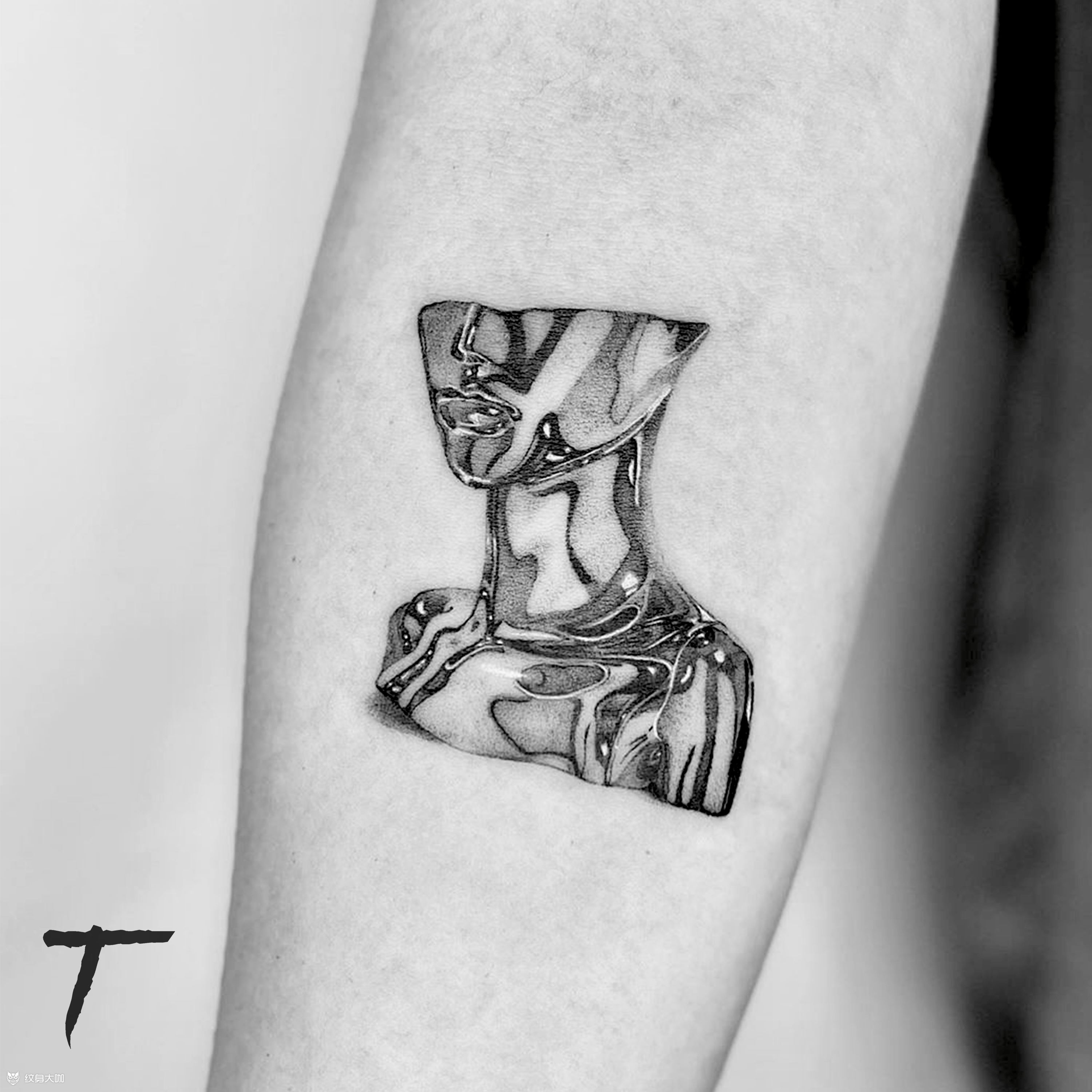 空山基_纹身图案手稿图片_叁只的纹身作品集