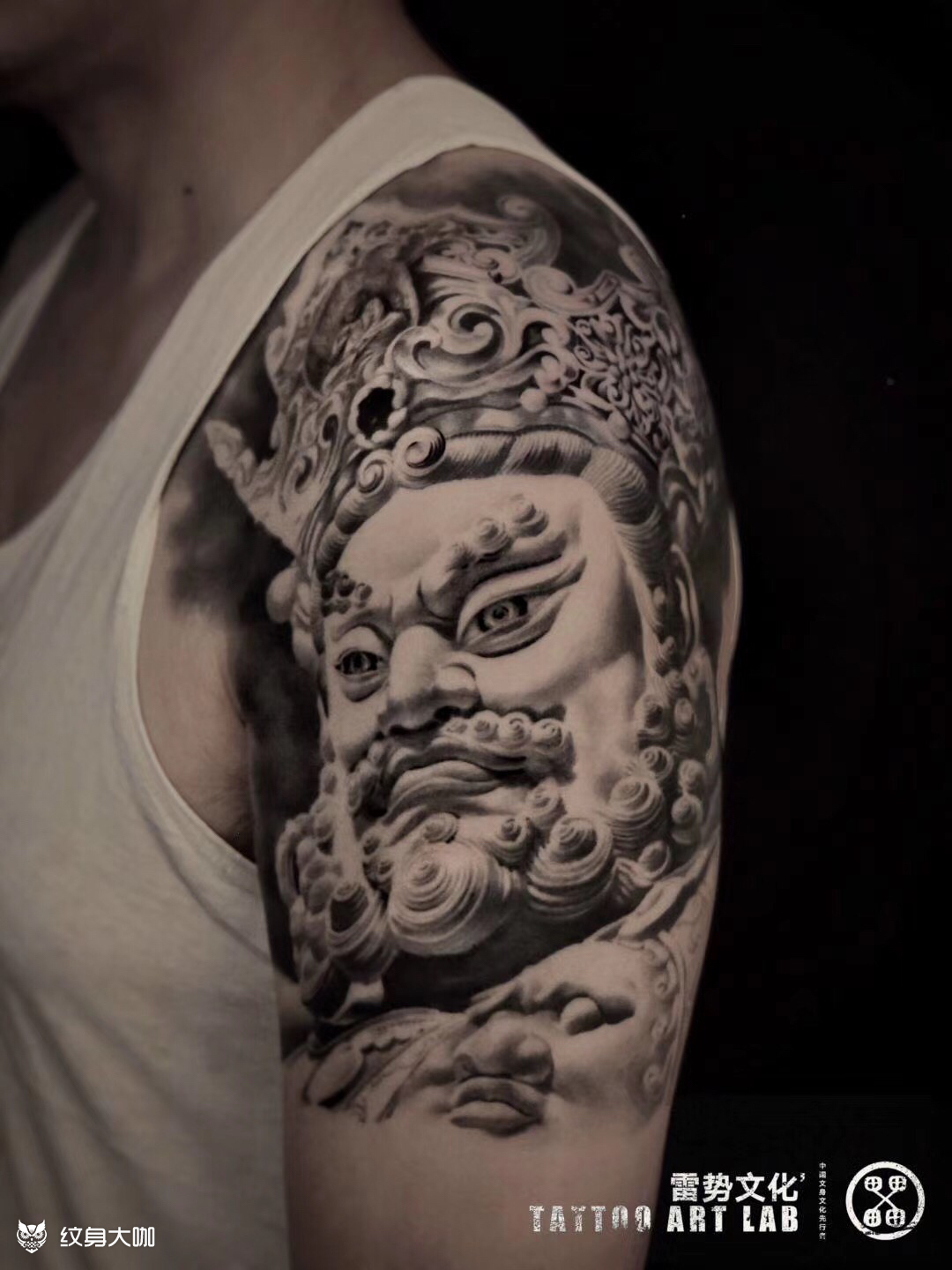 多闻天王四大天王之多闻天王 _纹身吧社区 - 纹身大咖