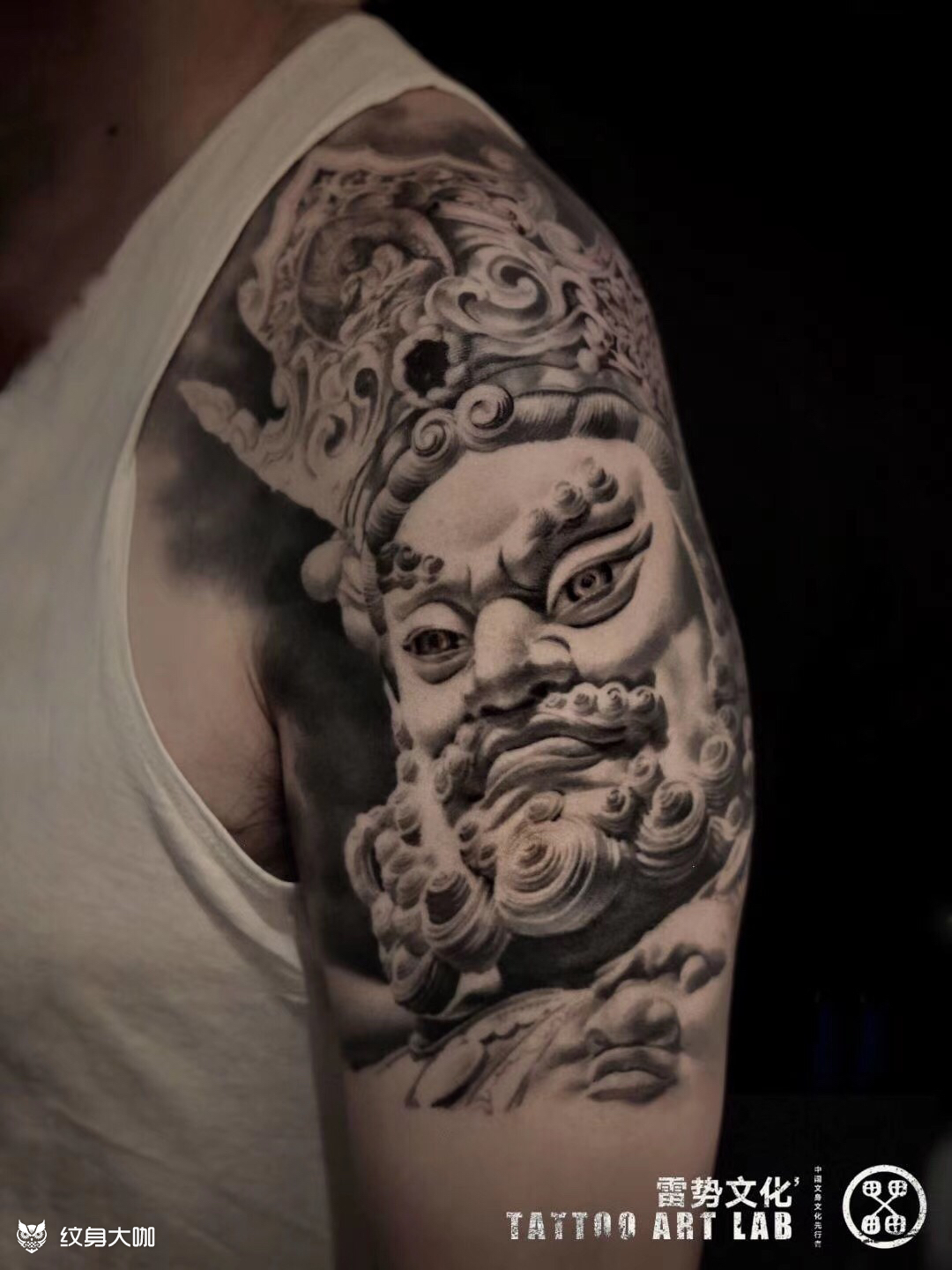 多闻天王四大天王之多闻天王 _纹身吧社区 - 纹身大咖
