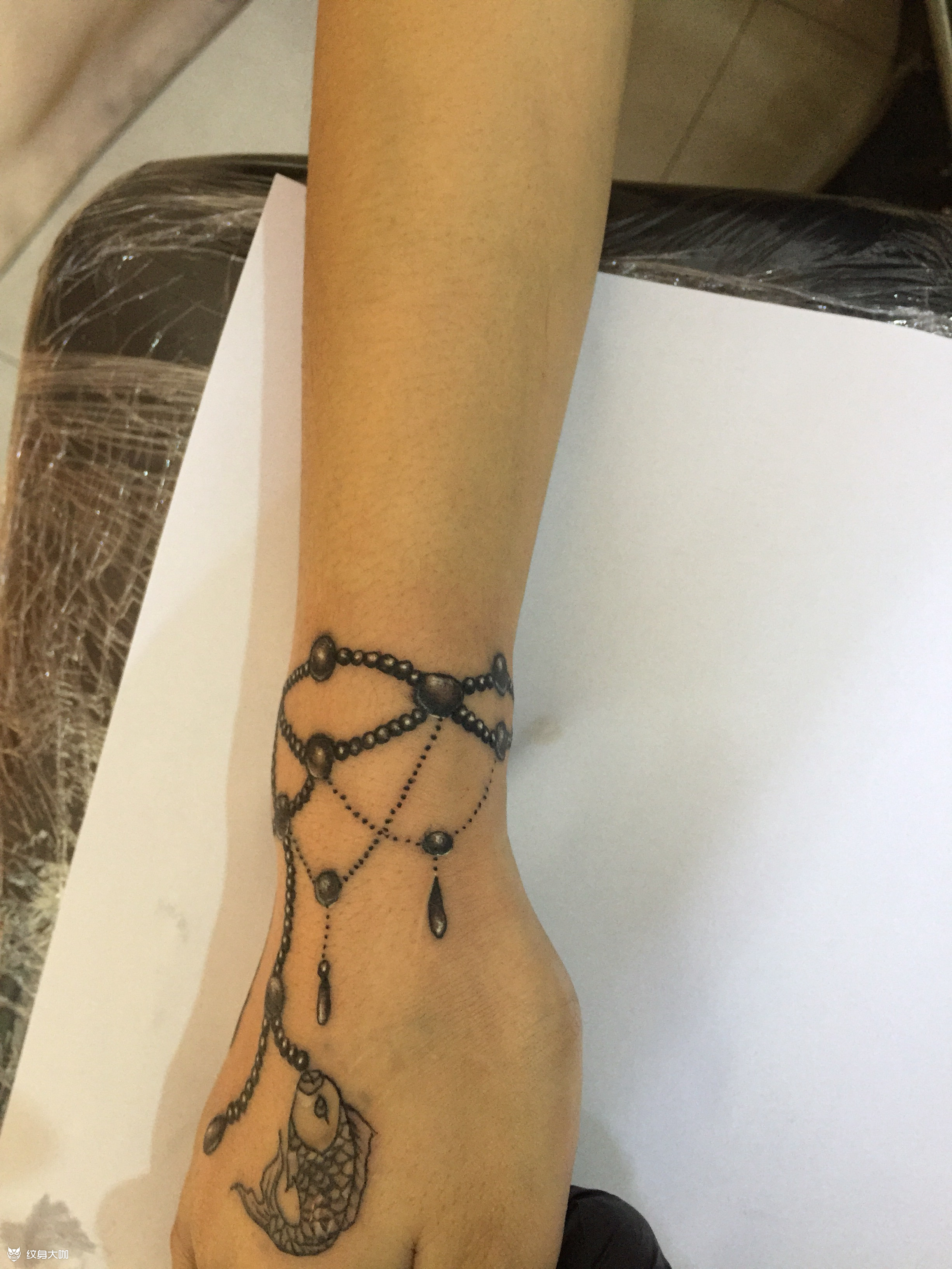 盖疤手腕刀疤!手_纹身吧社区 - 纹身大咖
